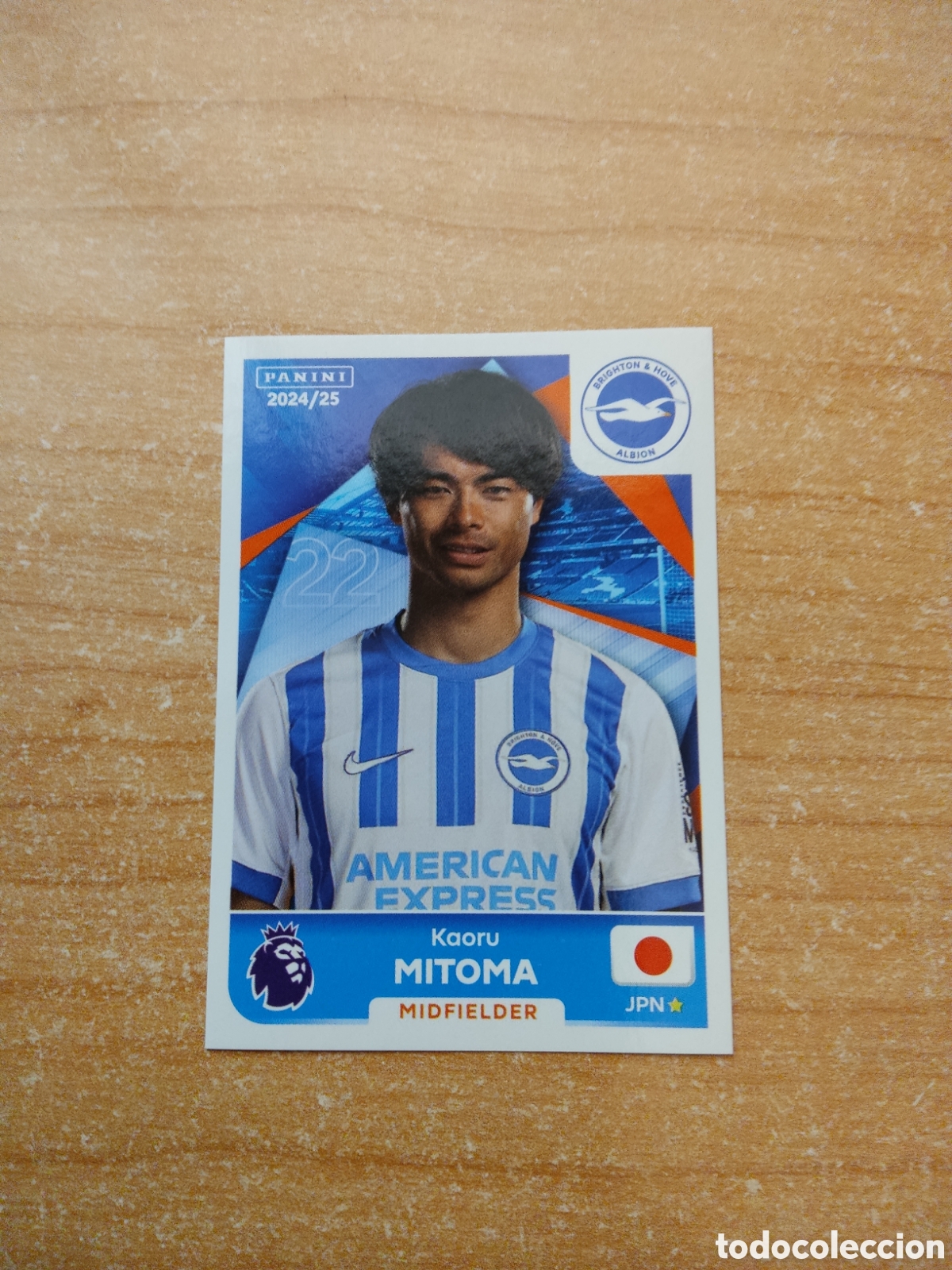 Cromos de f&uacute;tbol: 152 KAORU MITOMA BRIGHTON PREMIER LEAGUE 2024 2025