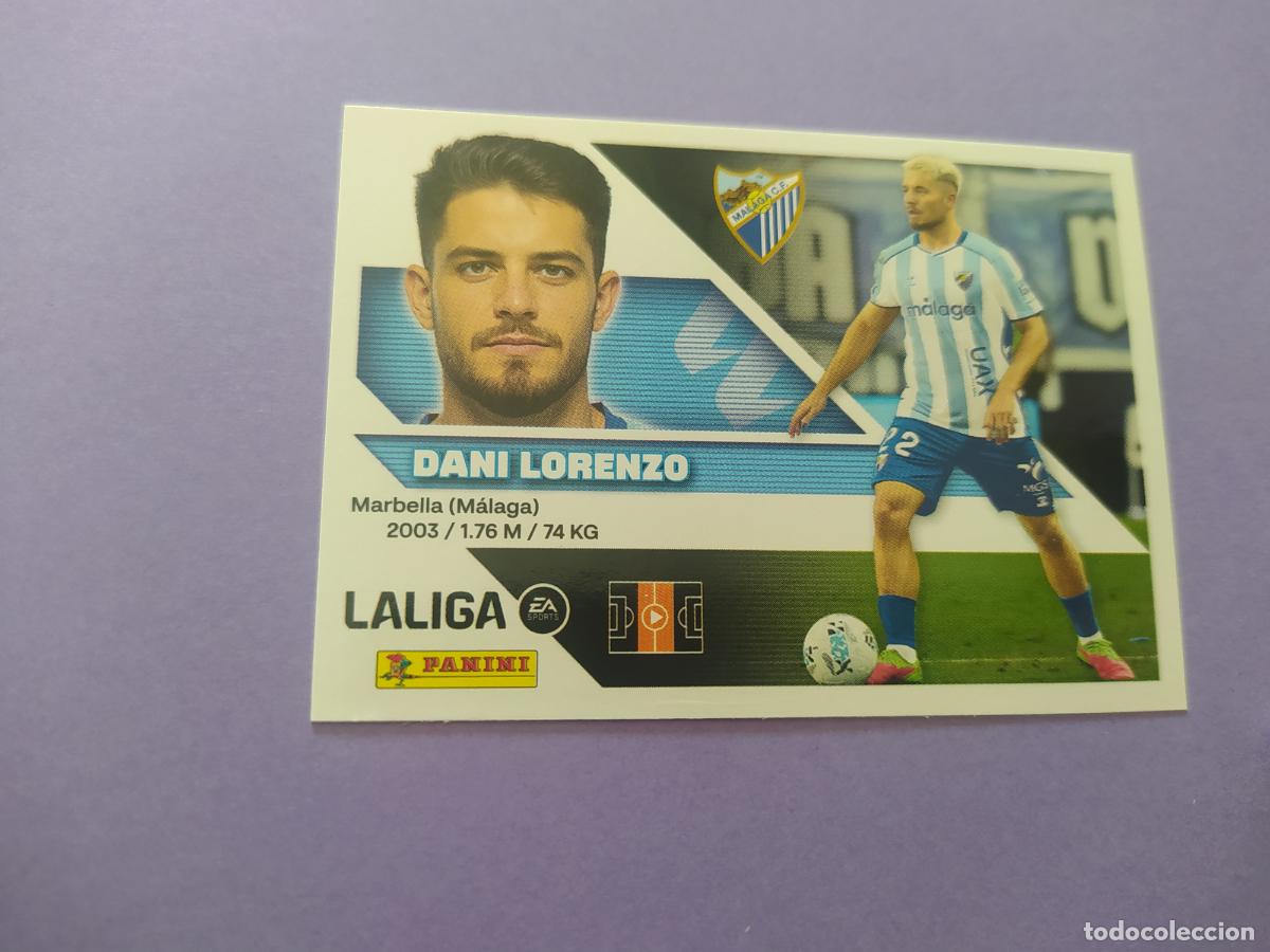 Fu&szlig;ball-Sticker: LIGA ESTE 2026 2027 26 27 NUEVO - MALAGA N&ordm; 12 DANI LORENZO