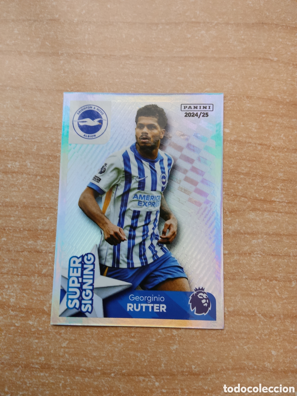 Cromos de f&uacute;tbol: 167 GEORGINIO RUTTER BRIGHTON PREMIER LEAGUE 2024 2025