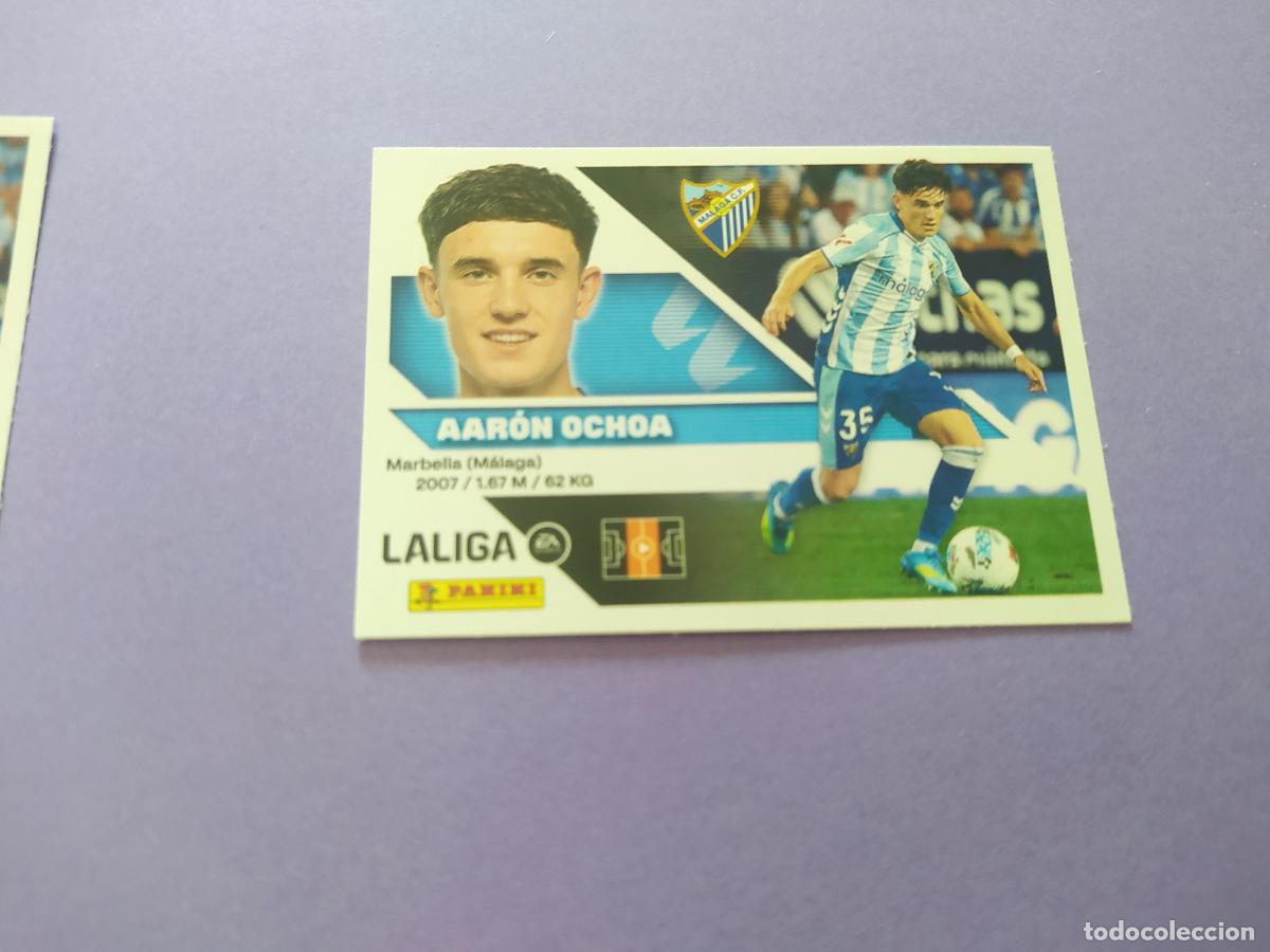 Cromos de f&uacute;tbol: LIGA ESTE 2026 2027 26 27 NUEVO - MALAGA N&ordm; 15 AARON OCHOA