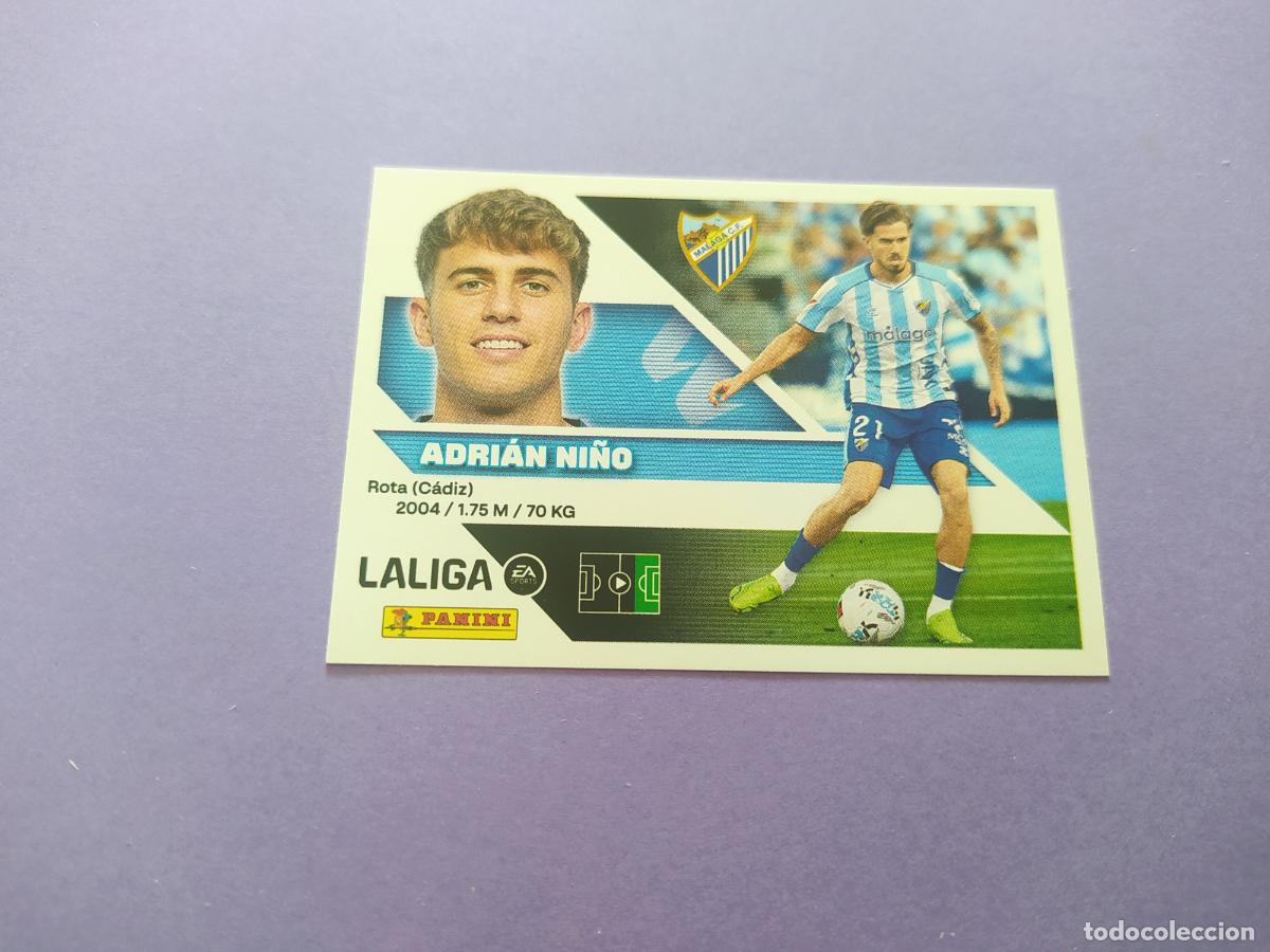 Cromos de f&uacute;tbol: LIGA ESTE 2026 2027 26 27 NUEVO - MALAGA N&ordm; 18 ADRIAN NI&Ntilde;O