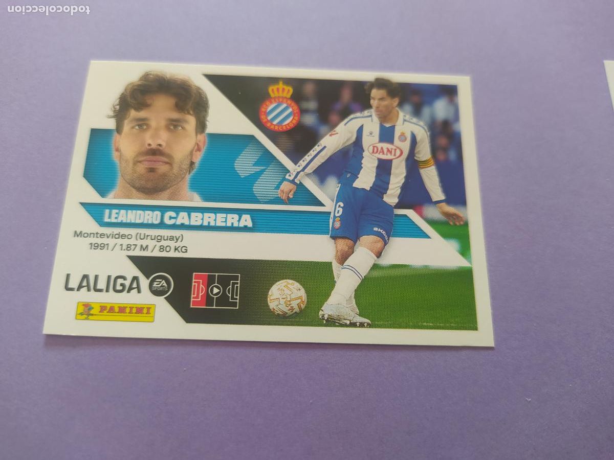 Cromos de f&uacute;tbol: LIGA ESTE 2026 2027 26 27 NUEVO - ESPANYOL N&ordm; 8 CABRERA