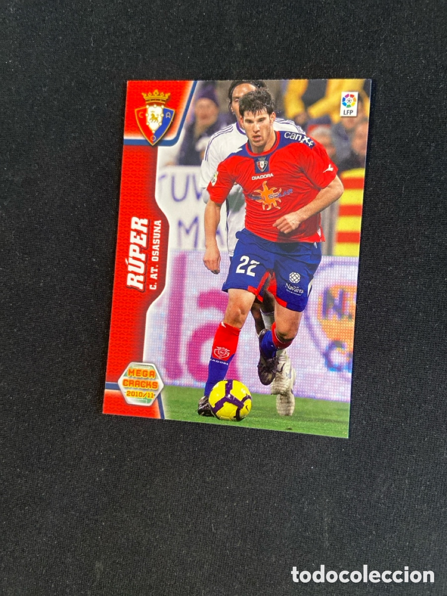 Cromos de f&uacute;tbol: RUPER 228 (OSASUNA) PANINI MEGACRACKS 2010-2011 10 11 CROMO CARTA M-6