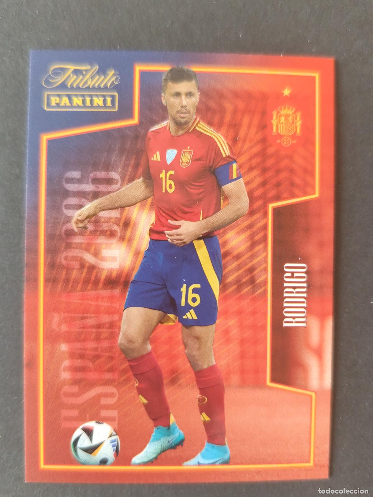 Cartes &agrave; collectionner de Football: 50 RODRI LA ROJA 2026 TRIBUTO SELECCI&Oacute;N ESPA&Ntilde;OLA 2010-2026 &iexcl;VAMOS CAMPEONES!