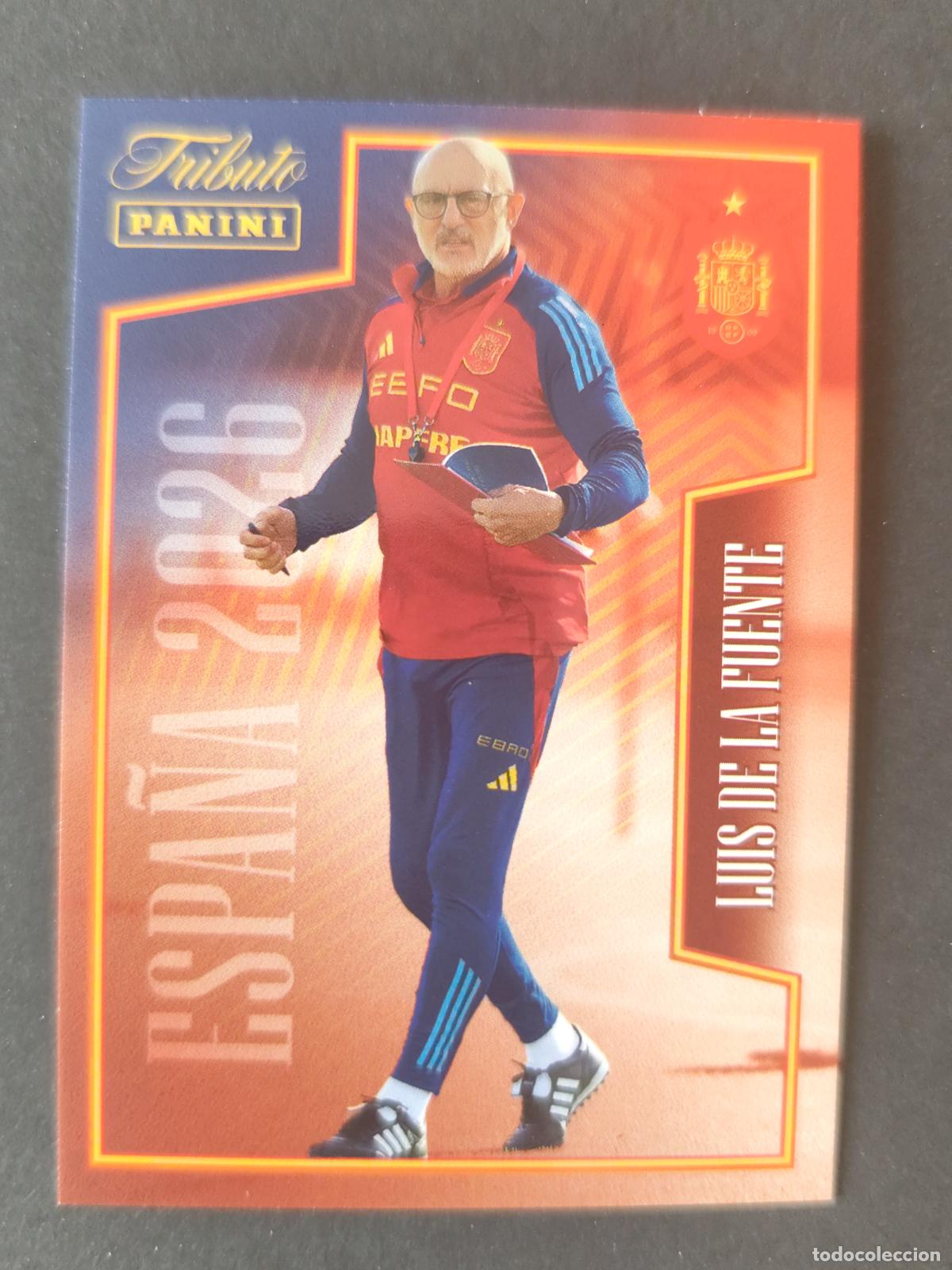Cartes &agrave; collectionner de Football: 68 LUIS DE LA FUENTE LA ROJA 2026 TRIBUTO SELECCI&Oacute;N ESPA&Ntilde;OLA 2010-2026 &iexcl;VAMOS CAMPEONES!