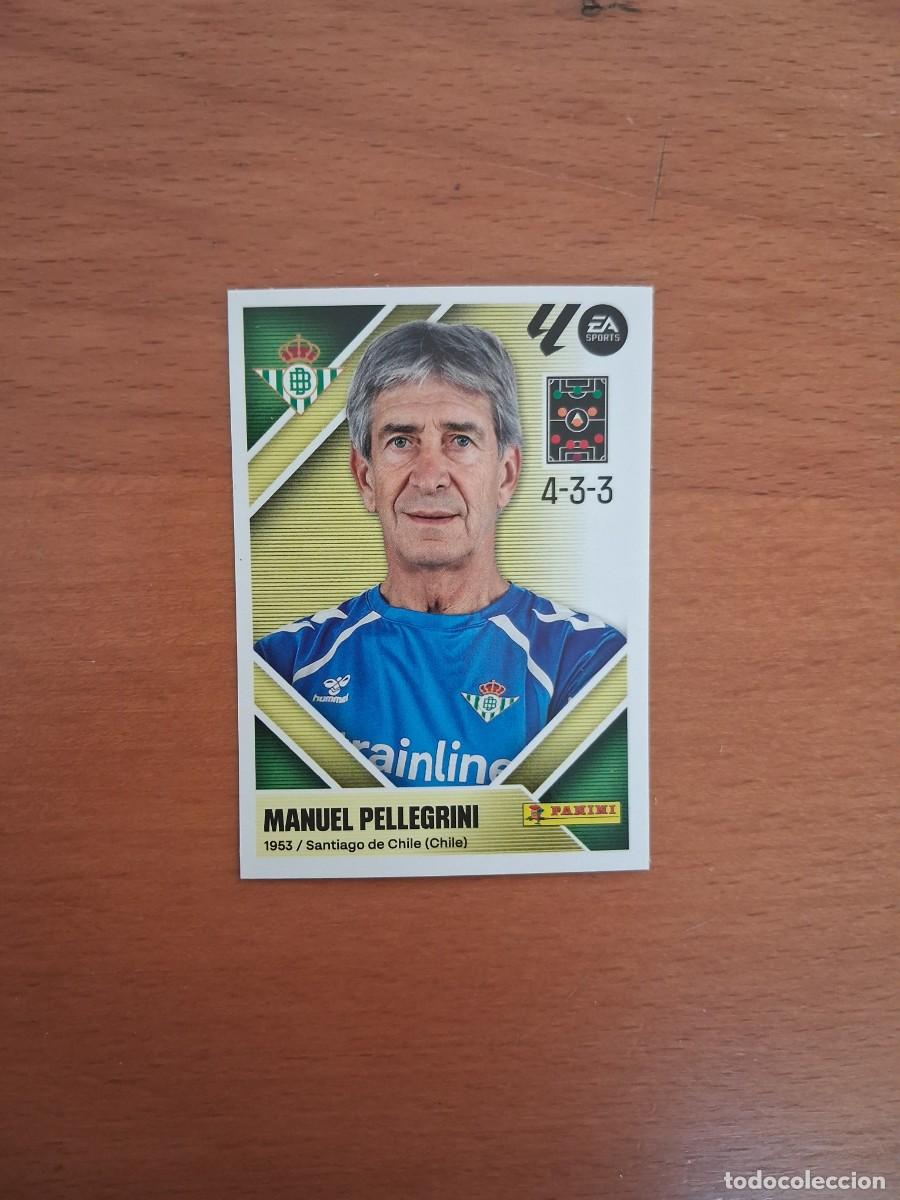 Fu&szlig;ball-Sticker: Ediciones Este 2026 2027 26 27 Real Betis 2 Entrenador Manuel Pellegrini