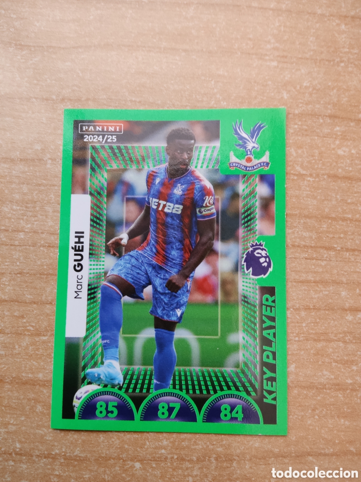 Cromos de f&uacute;tbol: 222 MARC GUEHI KEY PLAYER CRYSTAL PALACE PREMIER LEAGUE 2024 2025