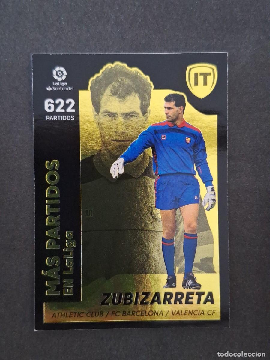 Fu&szlig;ball-Sticker: L2 ZUBIZARRETA F. C. BARCELONA LA ISLA DEL TESORO LIGA ESTE 2021 2022 21 22 NUNCA PEGADO SIN PEGAR