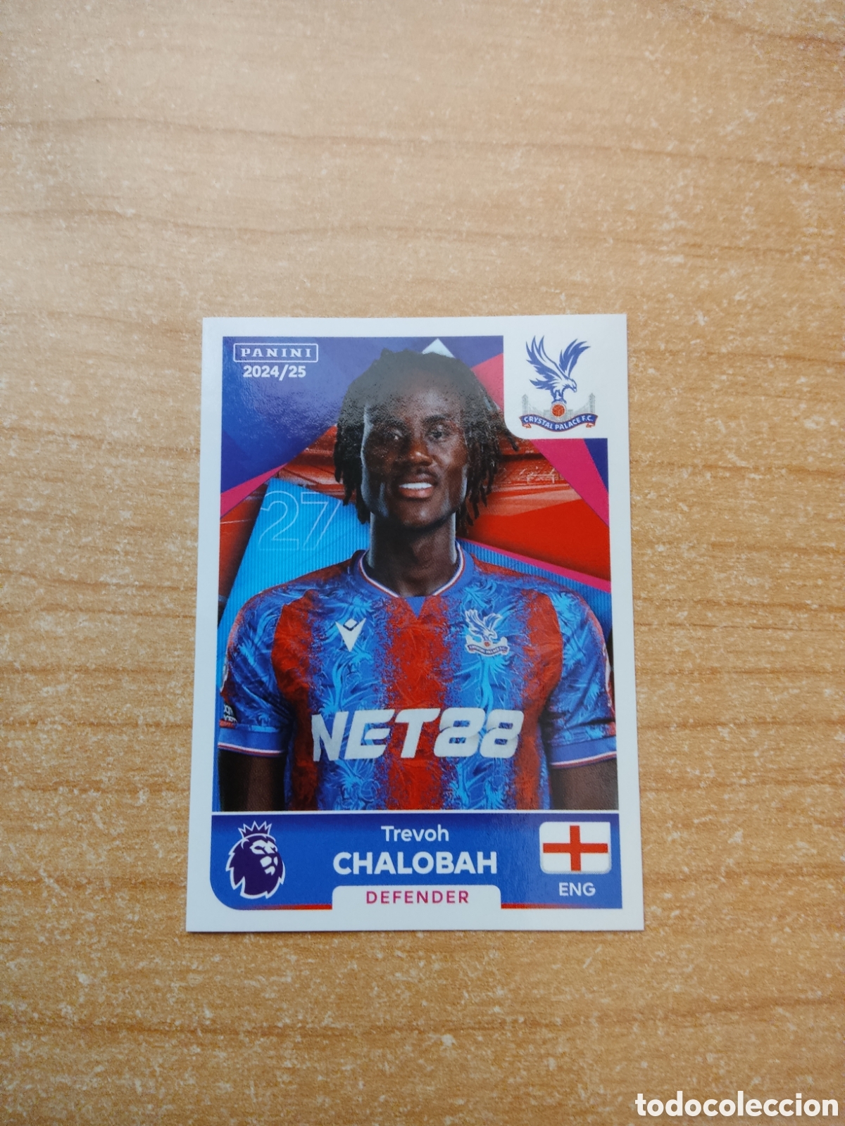 Cromos de f&uacute;tbol: 208 CHALOBAH CRYSTAL PALACE PREMIER LEAGUE 2024 2025