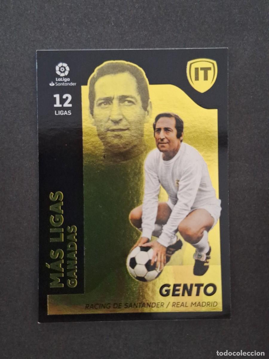 Cromos de f&uacute;tbol: L2 GENTO REAL MADRID LA ISLA DEL TESORO LIGA ESTE 2021 2022 21 22 NUNCA PEGADO SIN PEGAR