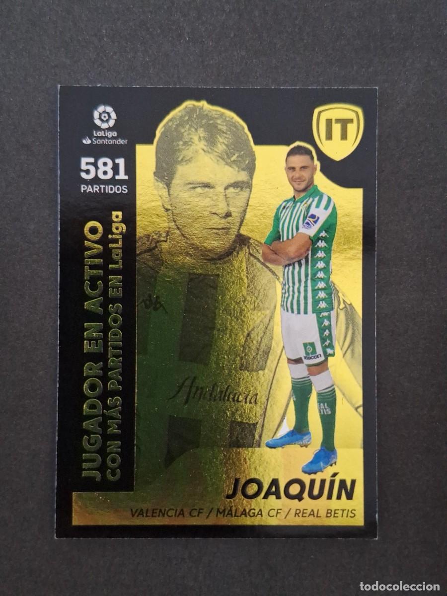 Cromos de f&uacute;tbol: L2 JOAQUIN REAL BETIS BALOMPIE LA ISLA DEL TESORO LIGA ESTE 2021 2022 21 22 NUNCA PEGADO SIN PEGAR