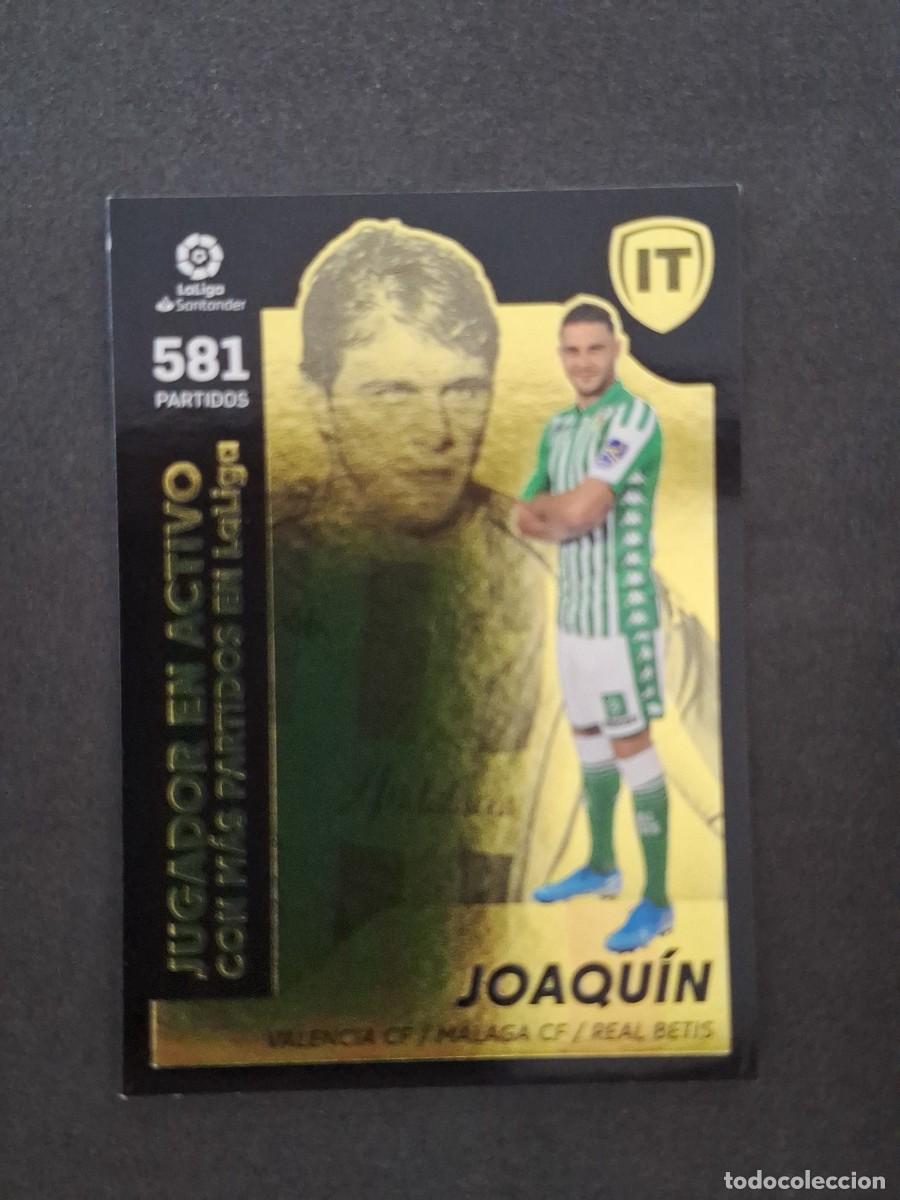 Cromos de f&uacute;tbol: L2 JOAQUIN REAL BETIS BALOMPIE LA ISLA DEL TESORO LIGA ESTE 2021 2022 21 22 NUNCA PEGADO SIN PEGAR