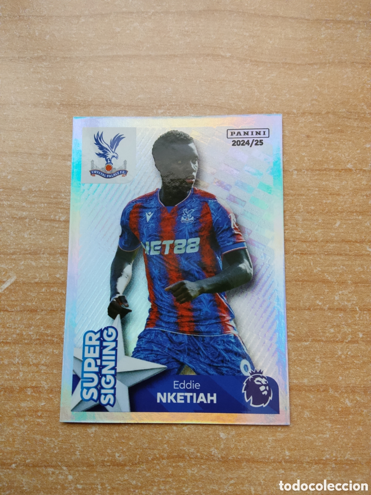 Cromos de f&uacute;tbol: 225 NKETIAH SUPER SINGING CRYSTAL PALACE PREMIER LEAGUE 2024 2025