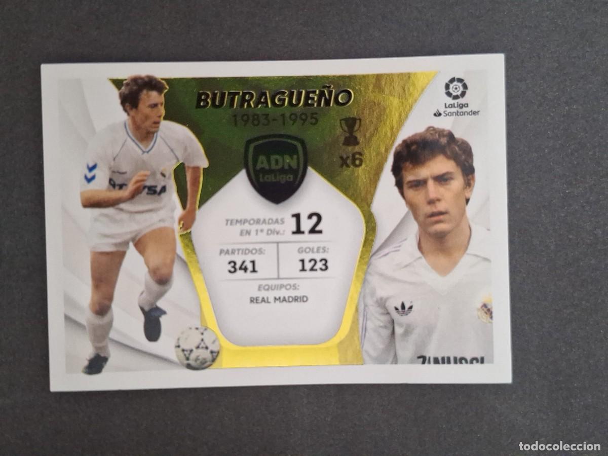 Cromos de f&uacute;tbol: L2 BUTRAGUE&Ntilde;O REAL MADRID ADN LA LIGA LIGA ESTE 2021 2022 21 22 NUNCA PEGADO SIN PEGAR