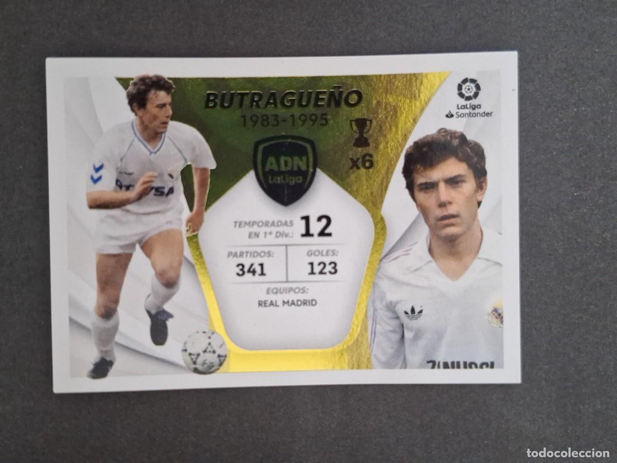 Cromos de f&uacute;tbol: L2 BUTRAGUE&Ntilde;O REAL MADRID ADN LA LIGA LIGA ESTE 2021 2022 21 22 NUNCA PEGADO SIN PEGAR