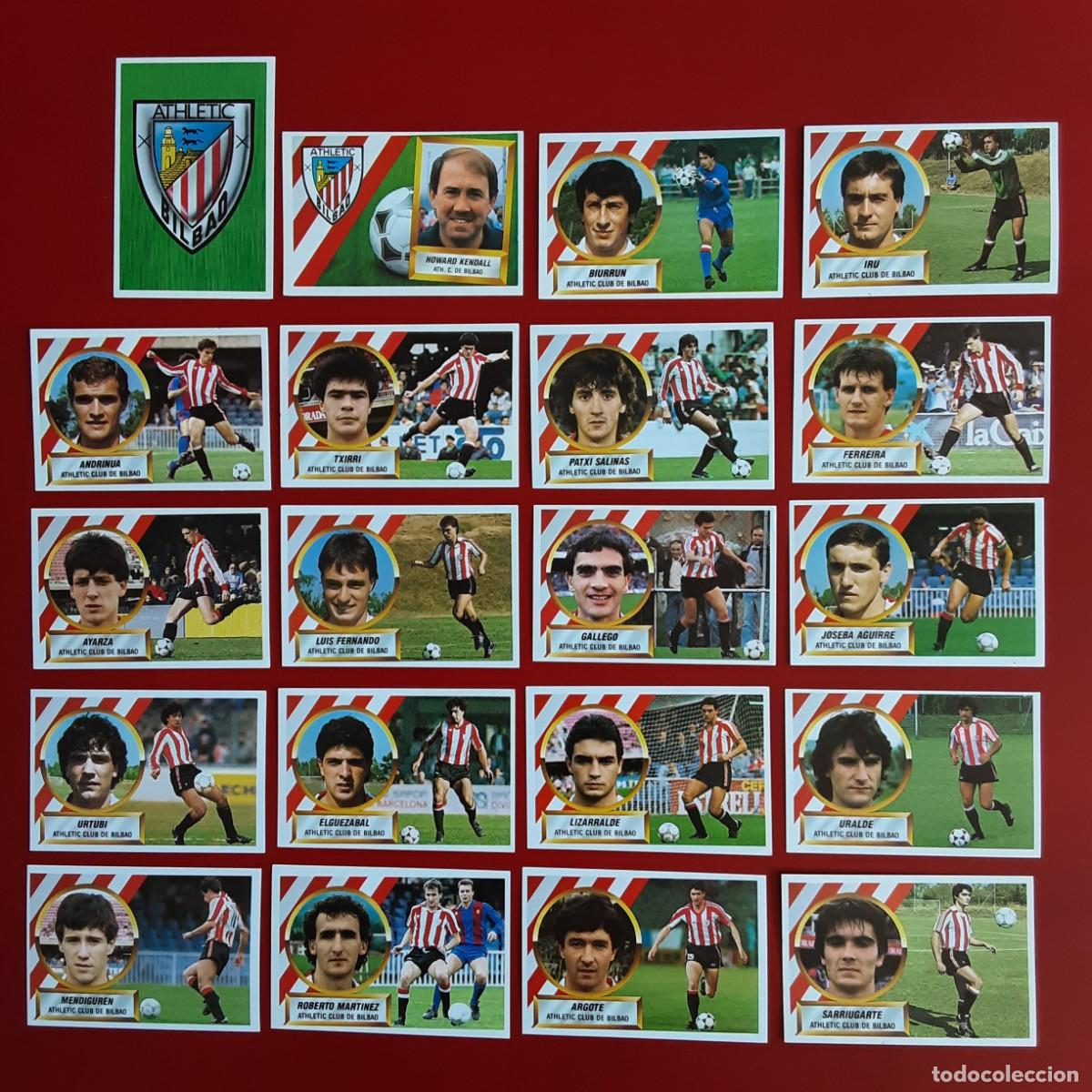 Cromos de f&uacute;tbol: EQUIPO CASI COMPLETO ATHLETIC BILBAO LIGA 1988 1989 88 89 EDICIONES ESTE SIN PEGAR