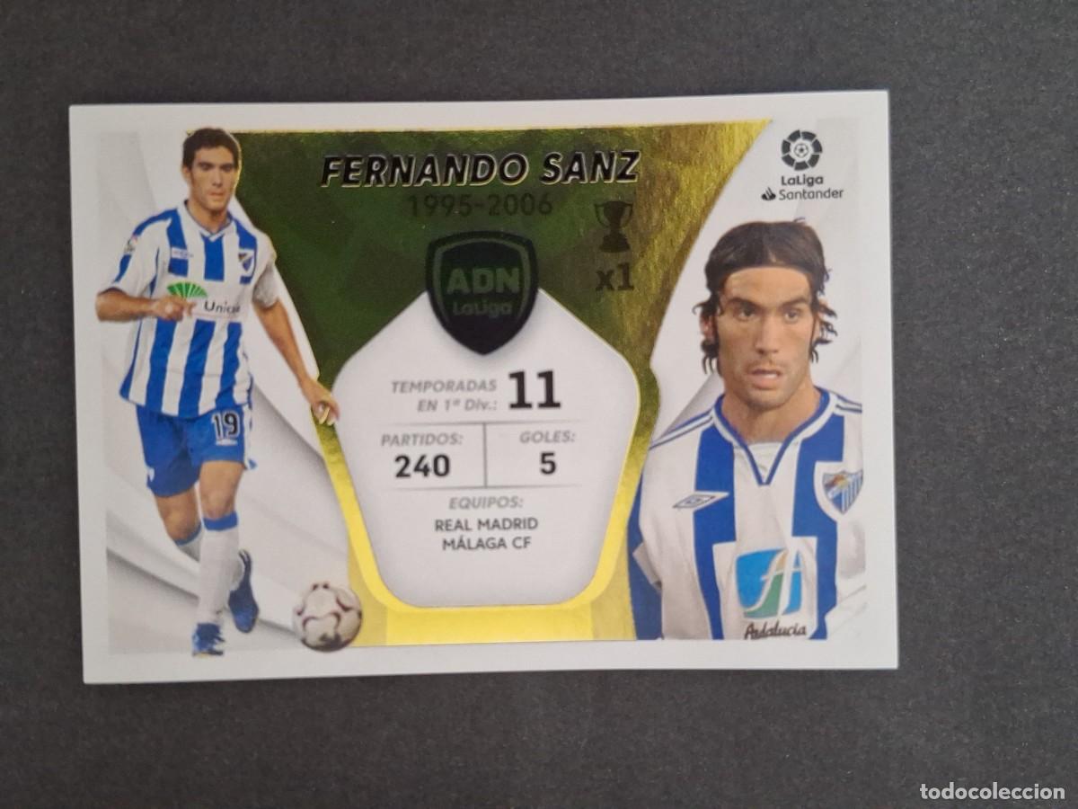 Cromos de f&uacute;tbol: L2 FERNANDO SANZ MALAGA C. F. ADN LA LIGA LIGA ESTE 2021 2022 21 22 NUNCA PEGADO SIN PEGAR
