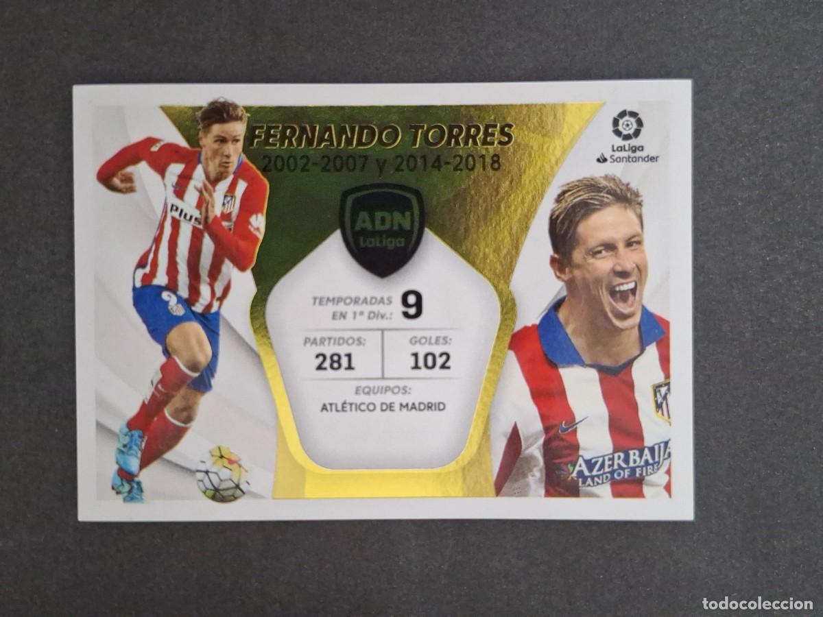 Cromos de f&uacute;tbol: L2 FERNANDO TORRES ATLETICO DE MADRID ADN LA LIGA LIGA ESTE 2021 2022 21 22 NUNCA PEGADO SIN PEGAR