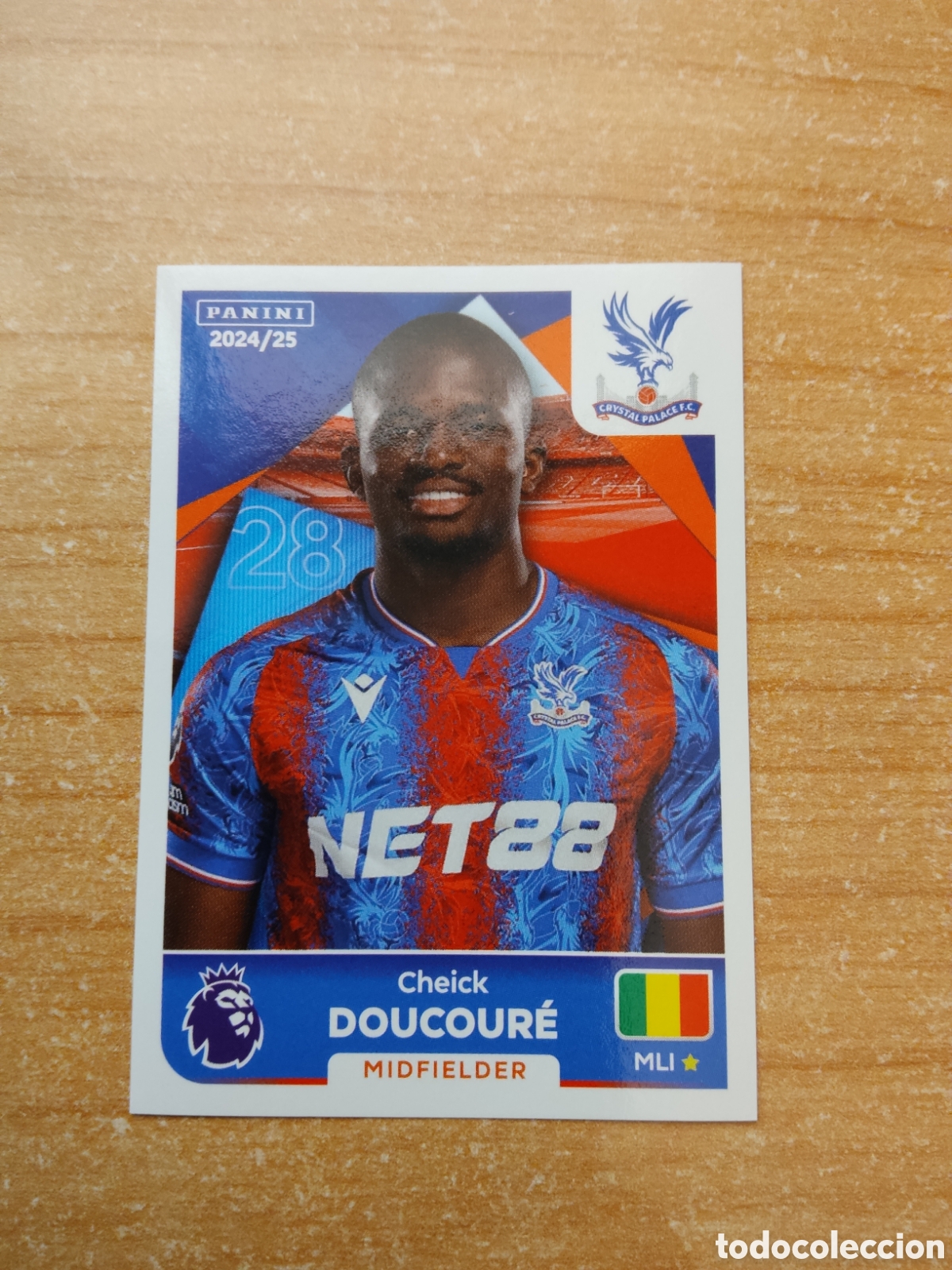 Cromos de f&uacute;tbol: 216 DOUCOURE CRYSTAL PALACE PREMIER LEAGUE 2024 2025