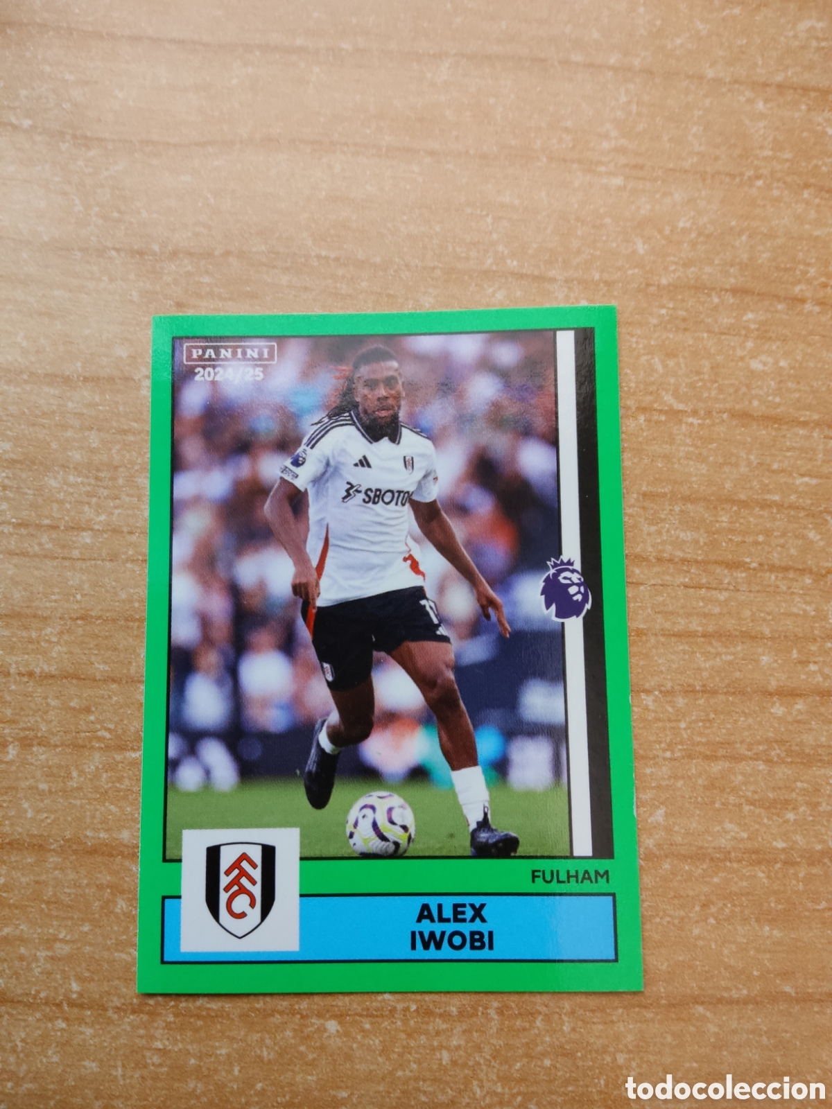 Fu&szlig;ball-Sticker: 327 ALEX IWOBI FULHAM PREMIER LEAGUE 2024 2025