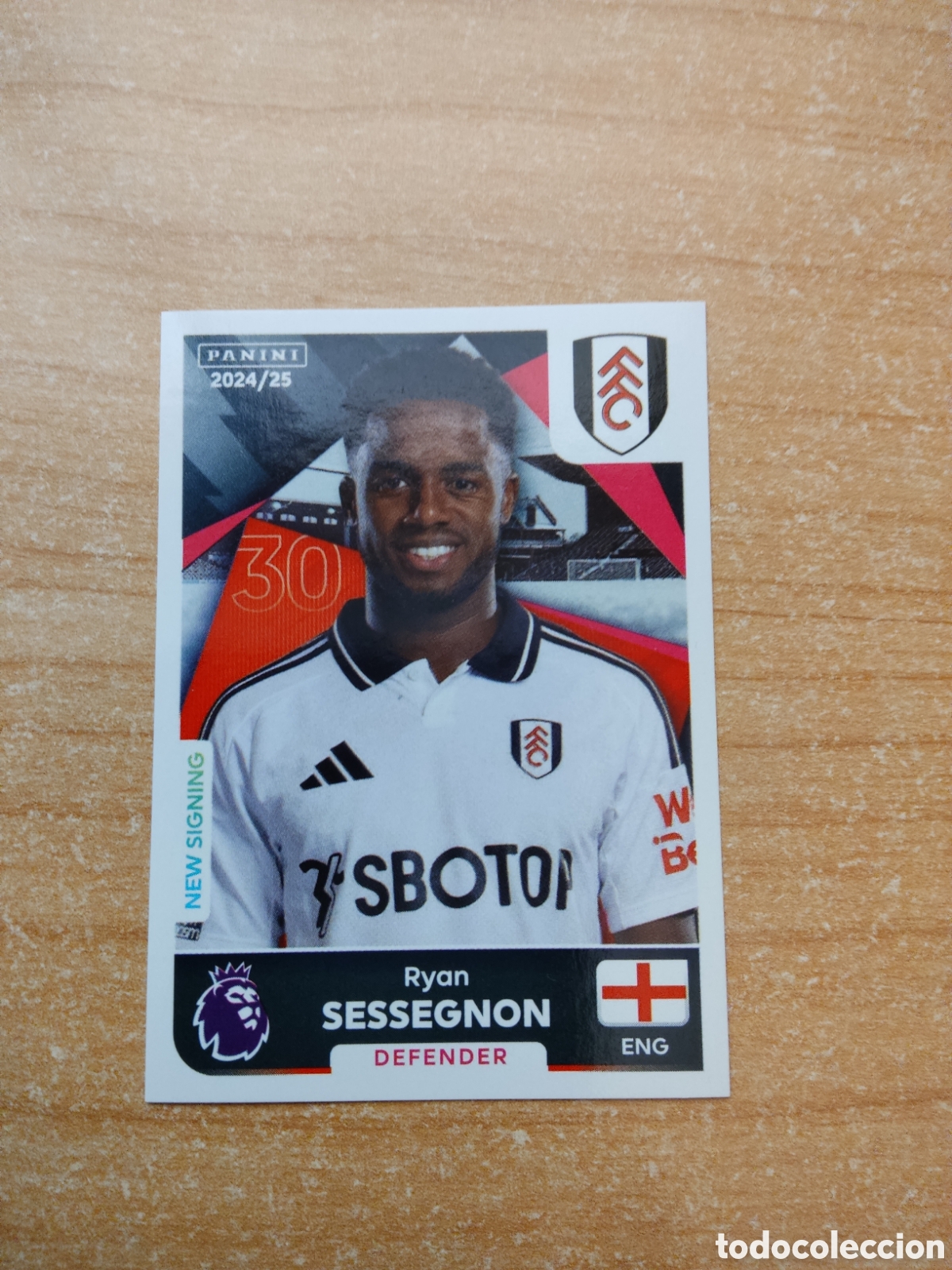Fu&szlig;ball-Sticker: 259 RYAN SESSEGNON FULHAM PREMIER LEAGUE 2024 2025
