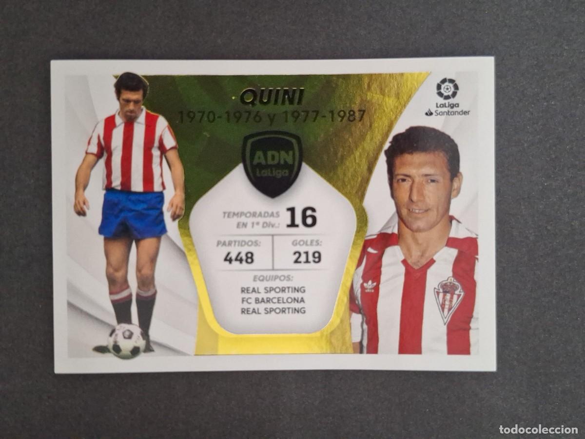 Cromos de f&uacute;tbol: L2 QUINI SPORTING DE GIJON ADN LA LIGA LIGA ESTE 2021 2022 21 22 NUNCA PEGADO SIN PEGAR