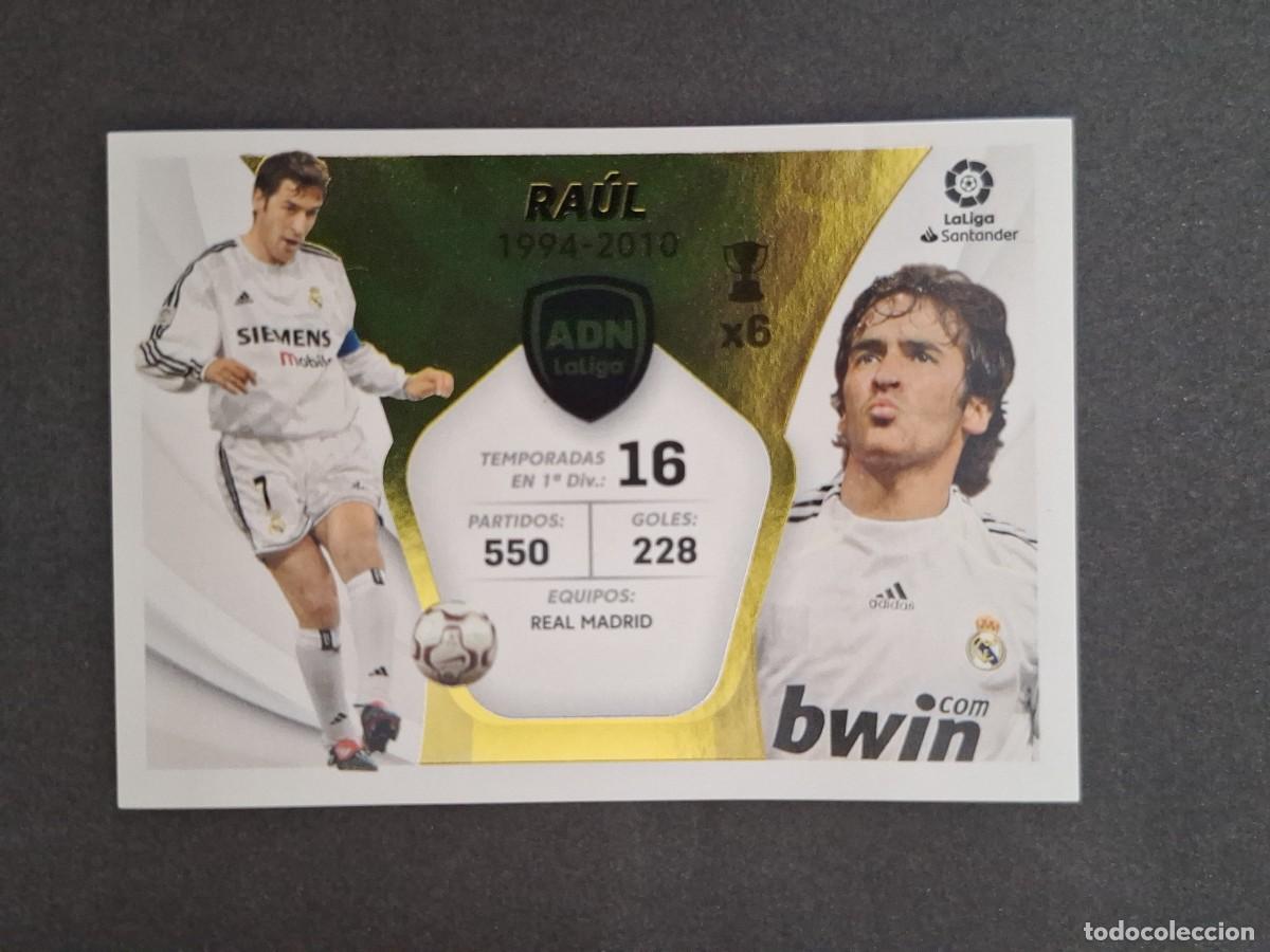 Cromos de Futebol: L2 RAUL REAL MADRID ADN LA LIGA LIGA ESTE 2021 2022 21 22 NUNCA PEGADO SIN PEGAR