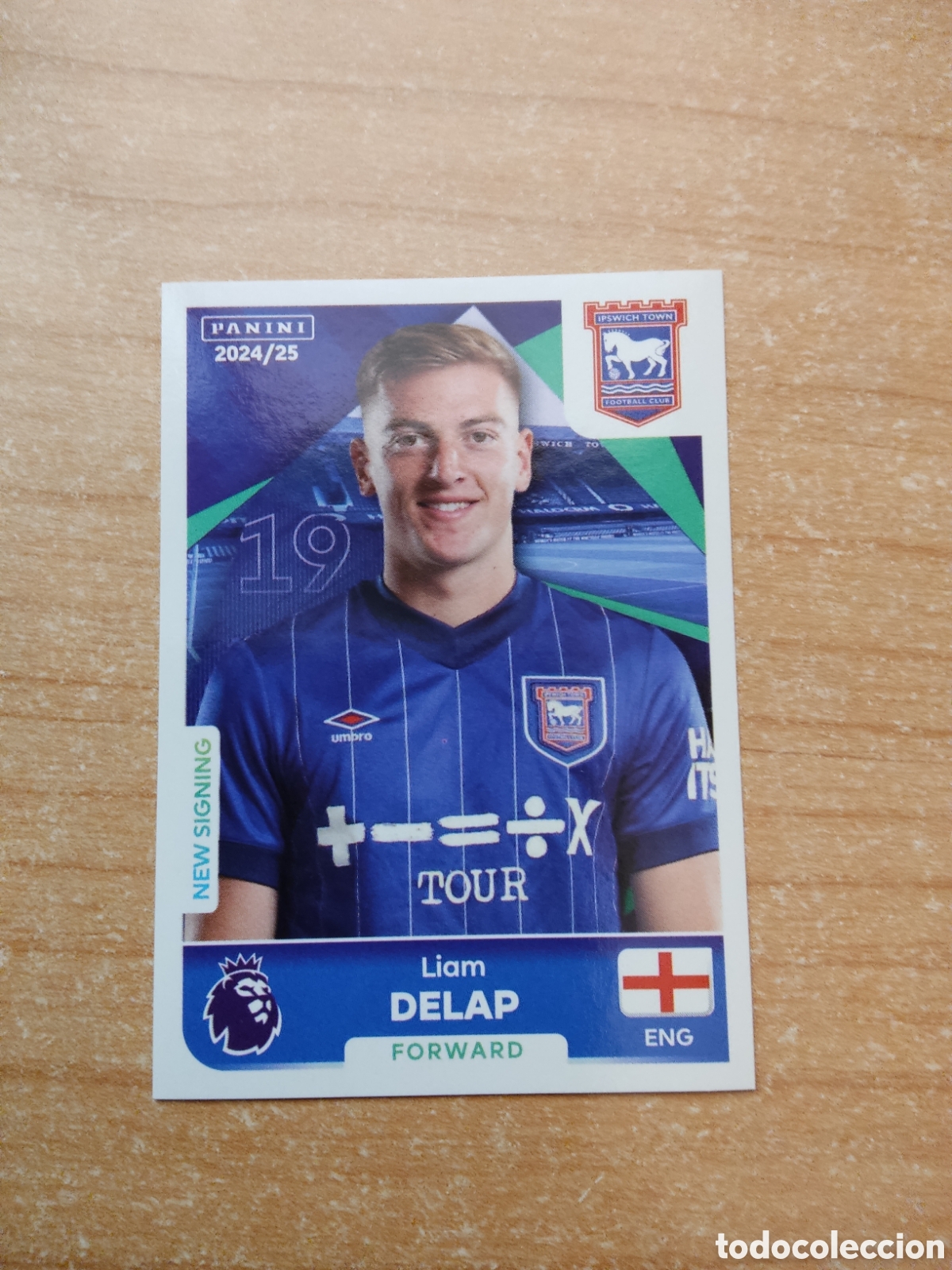 Cromos de f&uacute;tbol: 302 LIAM DELAP IPSWICH TOWN PREMIER LEAGUE 2024 2025