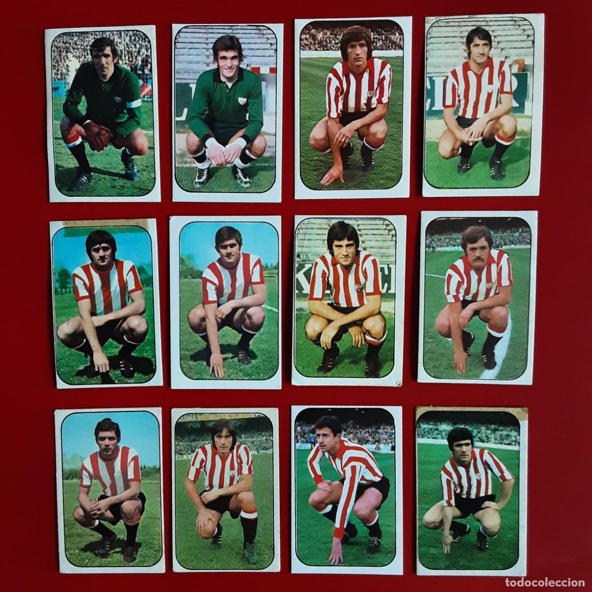 Cromos de f&uacute;tbol: LOTE 12 CROMOS DIFERENTES ATHLETIC BILBAO LIGA 1976 1977 76 77 EDICIONES ESTE