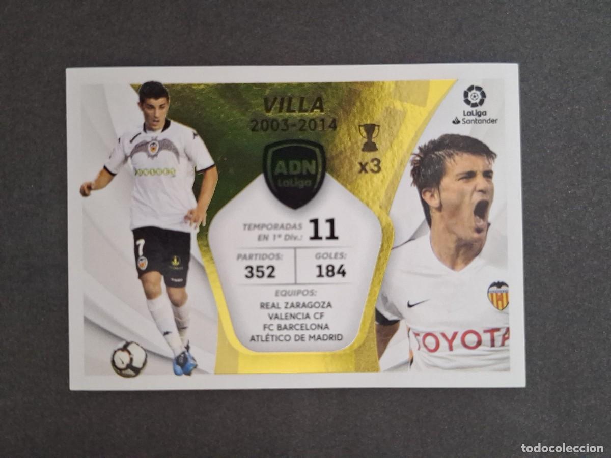 Cromos de f&uacute;tbol: L2 VILLA VALENCIA C. F. ADN LA LIGA LIGA ESTE 2021 2022 21 22 NUNCA PEGADO SIN PEGAR
