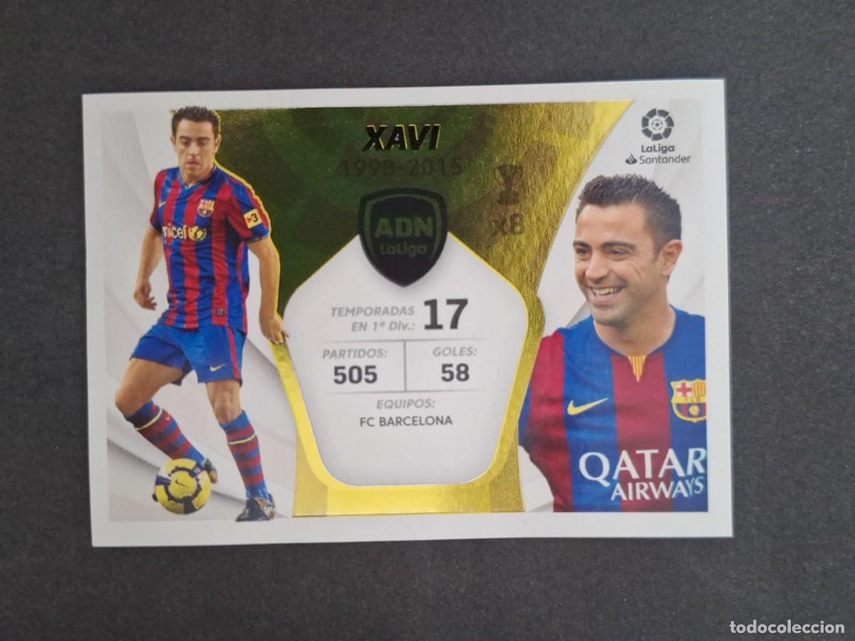Cromos de f&uacute;tbol: L2 XAVI F. C. BARCELONA ADN LA LIGA LIGA ESTE 2021 2022 21 22 NUNCA PEGADO SIN PEGAR