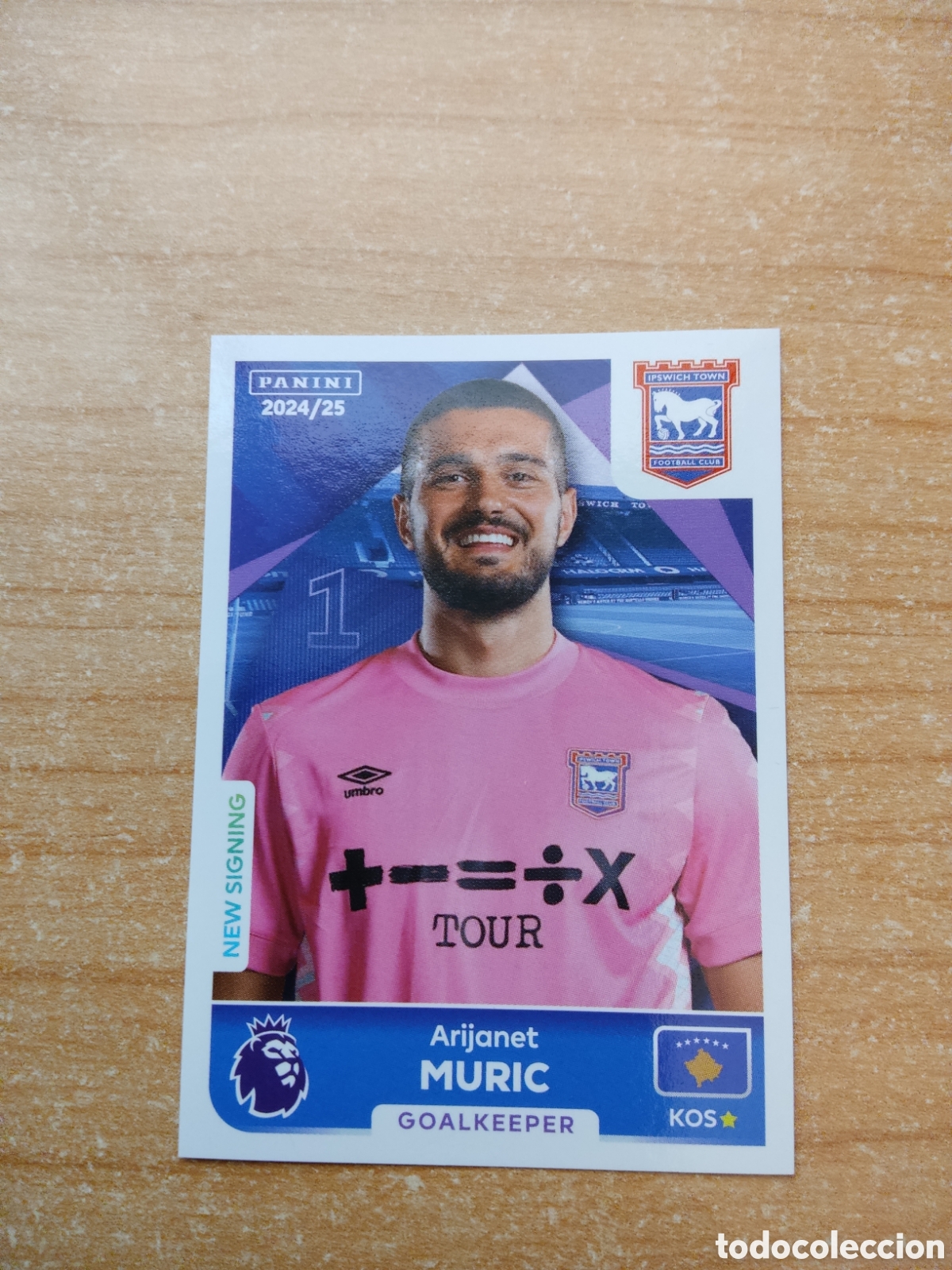 Cromos de f&uacute;tbol: 285 MURIC IPSWICH TOWN PREMIER LEAGUE 2024 2025