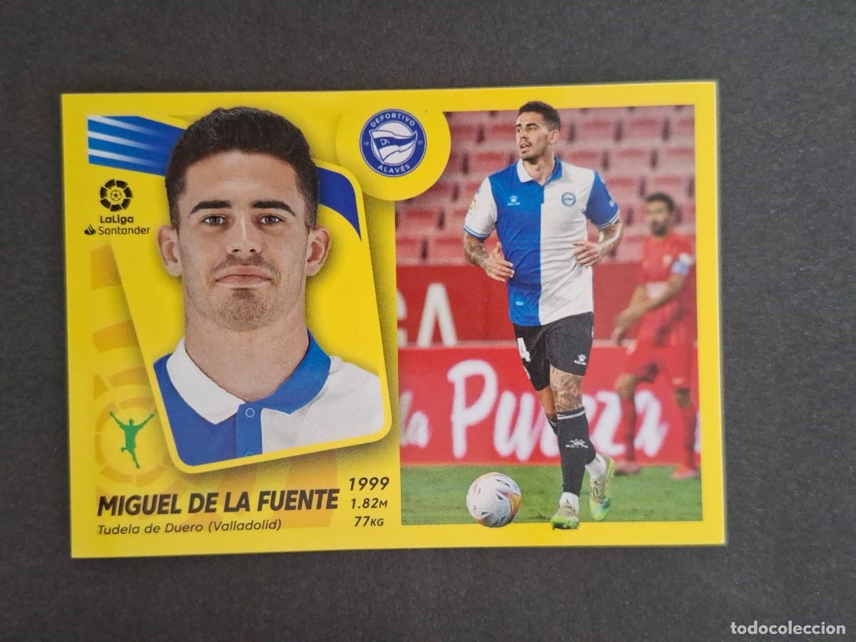 Figurine di Calcio: L2 MIGUEL DE LA FUENTE DEPORTIVO ALAVES COLOCA LIGA ESTE 2021 2022 21 22 NUNCA PEGADO SIN PEGAR