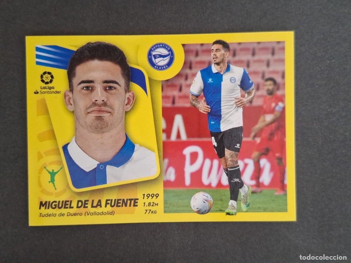 Figurine di Calcio: L2 MIGUEL DE LA FUENTE DEPORTIVO ALAVES COLOCA LIGA ESTE 2021 2022 21 22 NUNCA PEGADO SIN PEGAR