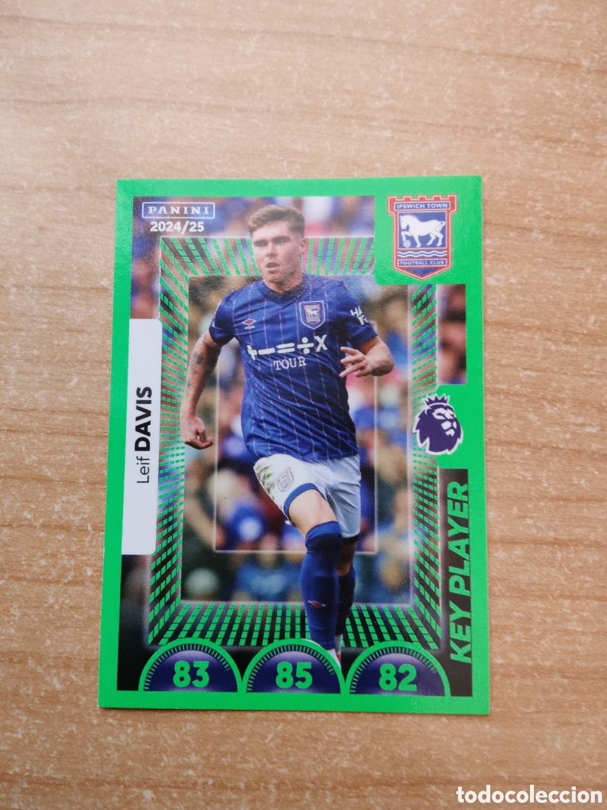 Figurine di Calcio: 310 LEIF DAVIS KEY PLAYER IPSWICH TOWN PREMIER LEAGUE 2024 2025