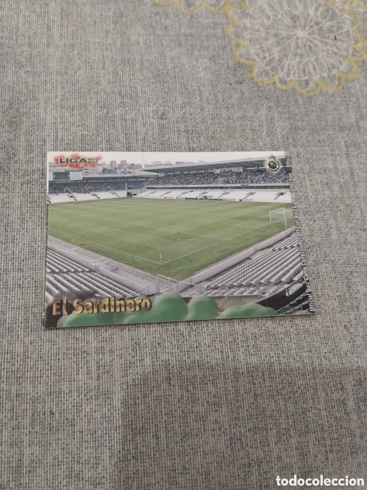 Figurine di Calcio: MUNDICROMO QUIZ GAME 2013 (2012 13) N&ordm; 749 ESTADIO EL SARDINERO - RACING SANT ( VERSI&Oacute;N MATE)