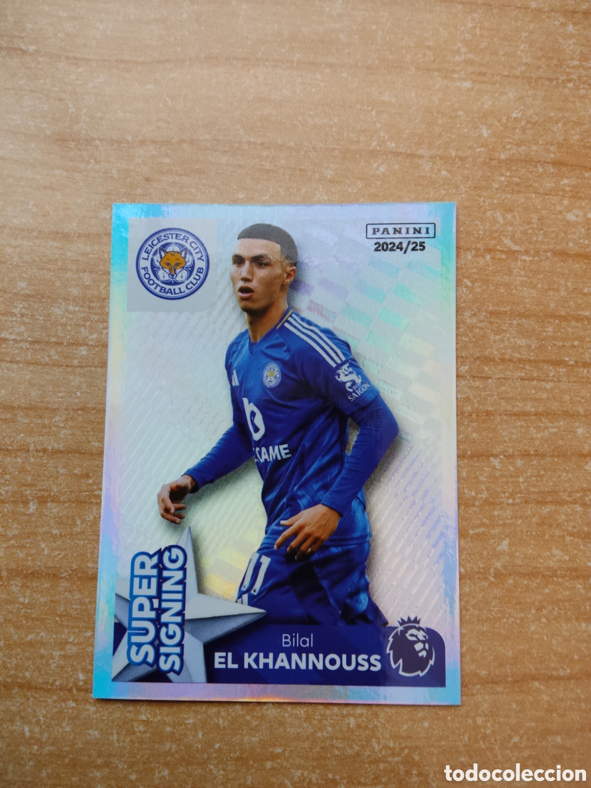 Figurine di Calcio: 375 BILAL EL KHANNOUSS LEICESTER SUPER SIGNING PREMIER LEAGUE 2024 2025