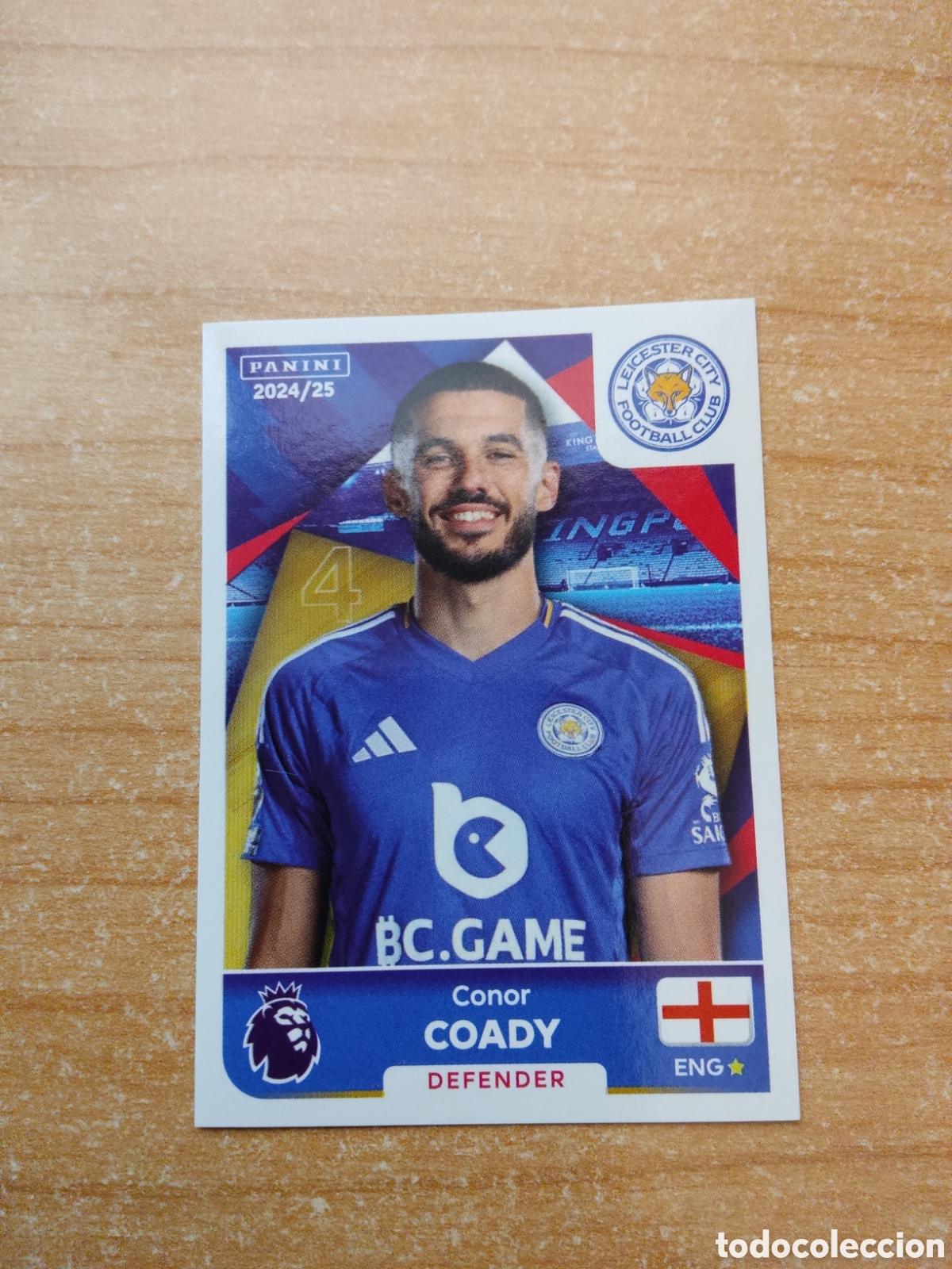 Cartes &agrave; collectionner de Football: 355 CONOR COADY LEICESTER PREMIER LEAGUE 2024 2025