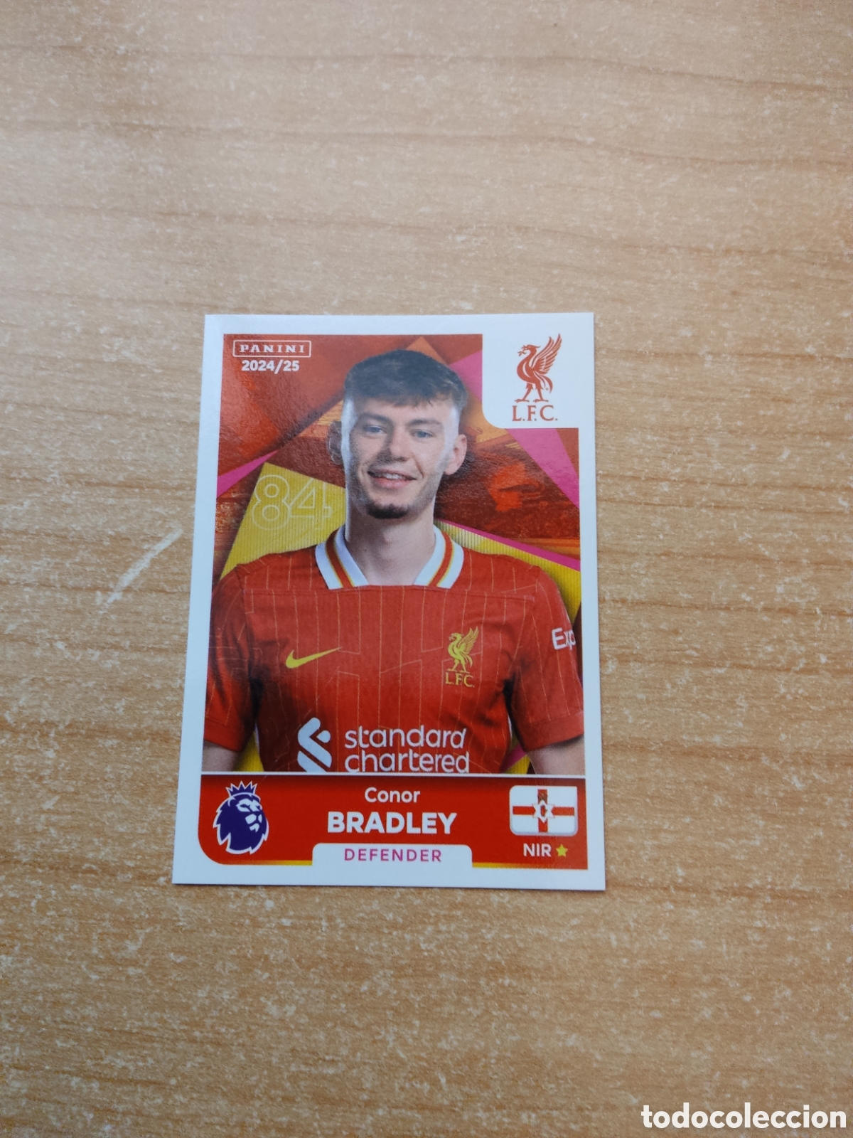 Cartes &agrave; collectionner de Football: 387 CONOR BRADLEY LIVERPOOL PREMIER LEAGUE 2024 2025