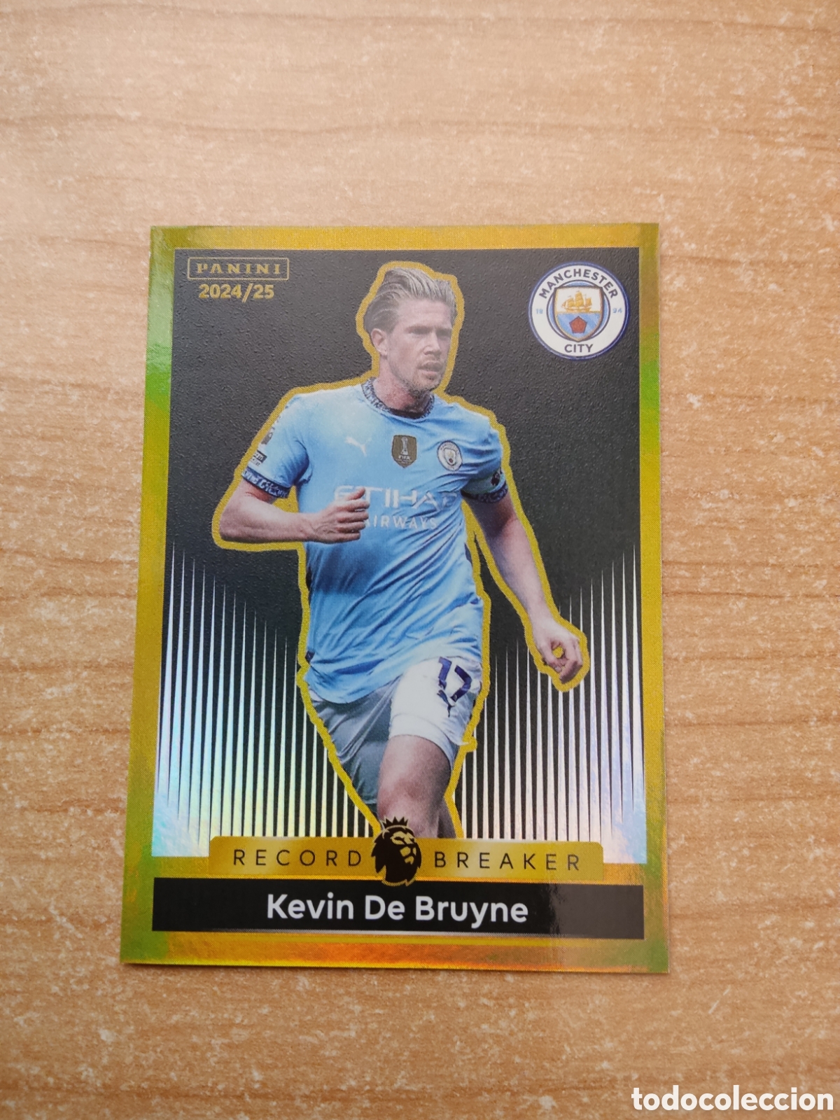 Fu&szlig;ball-Sticker: 344 KEVIN DE BRUYNE RECORD BREAKER MANCHESTER CITY PREMIER LEAGUE 2024 2025