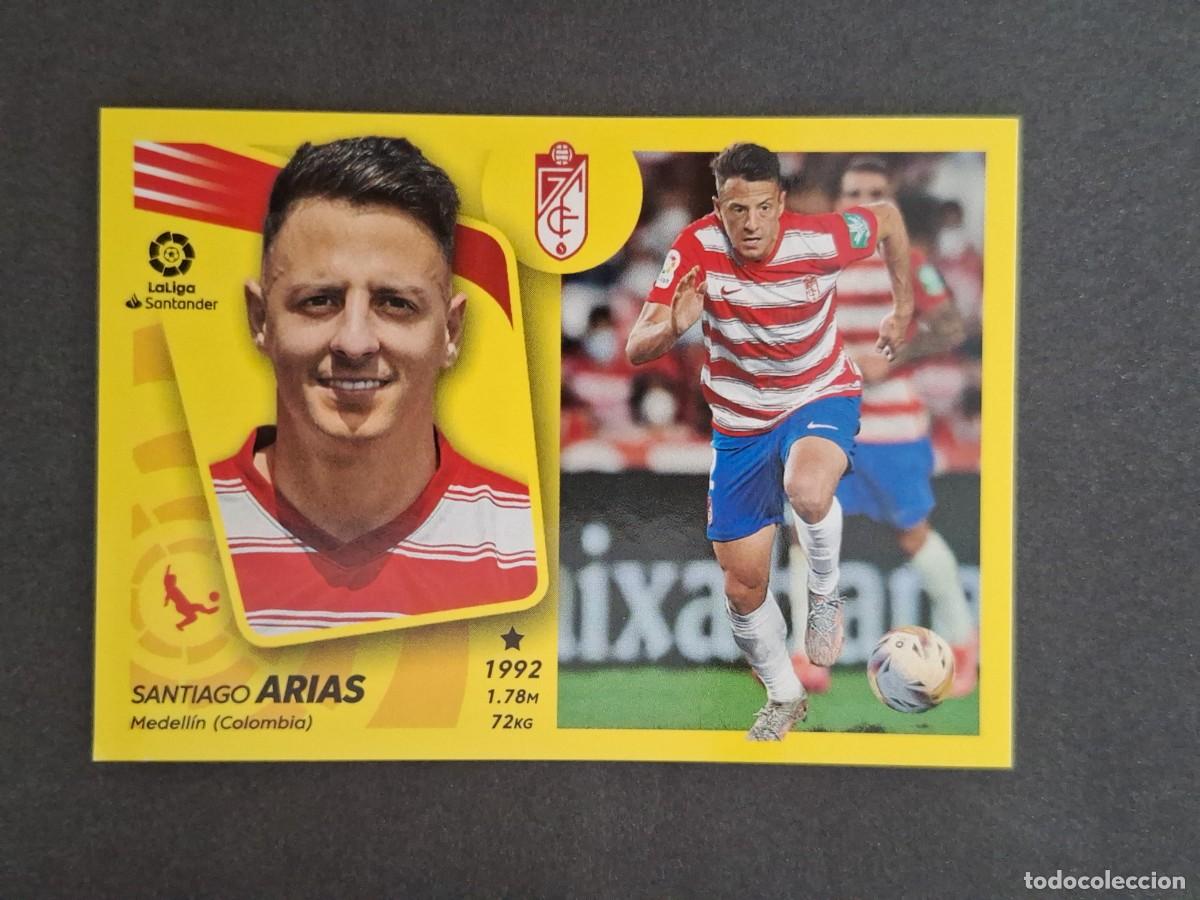 Fu&szlig;ball-Sticker: L2 ARIAS GRANADA C. F. COLOCA LIGA ESTE 2021 2022 21 22 NUNCA PEGADO SIN PEGAR