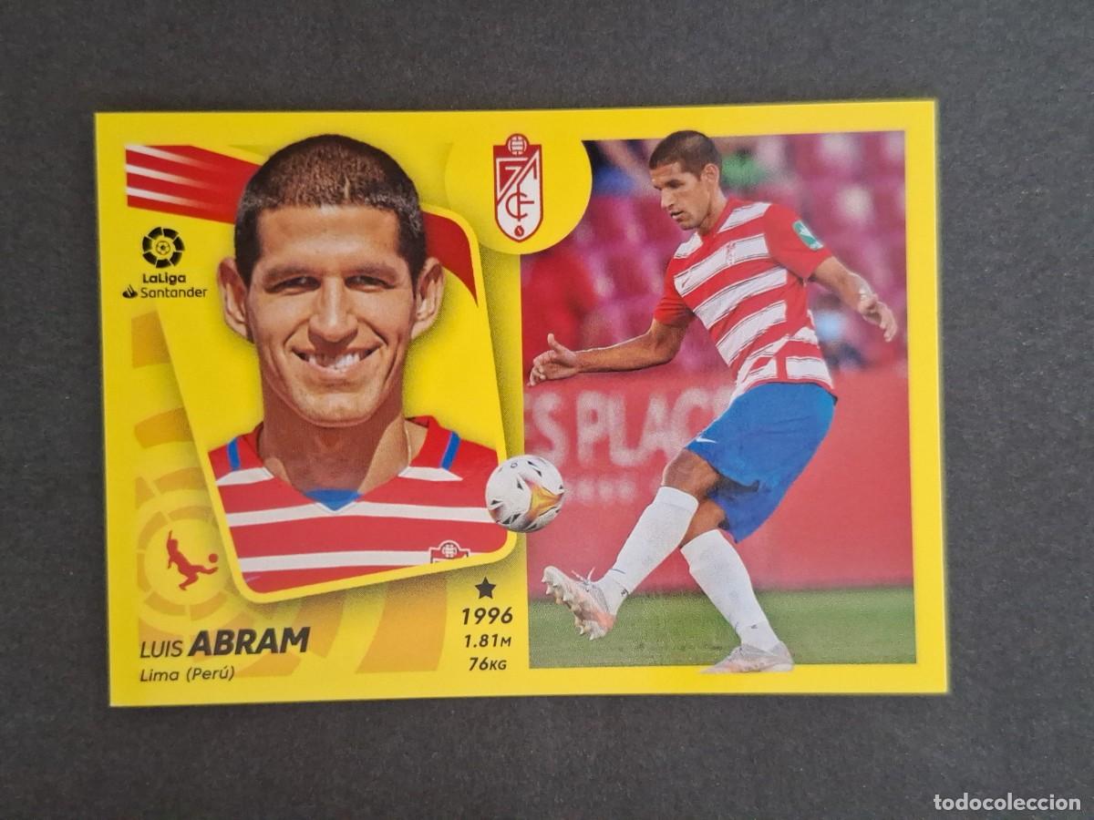Fu&szlig;ball-Sticker: L2 ABRAM GRANADA C. F. COLOCA LIGA ESTE 2021 2022 21 22 NUNCA PEGADO SIN PEGAR
