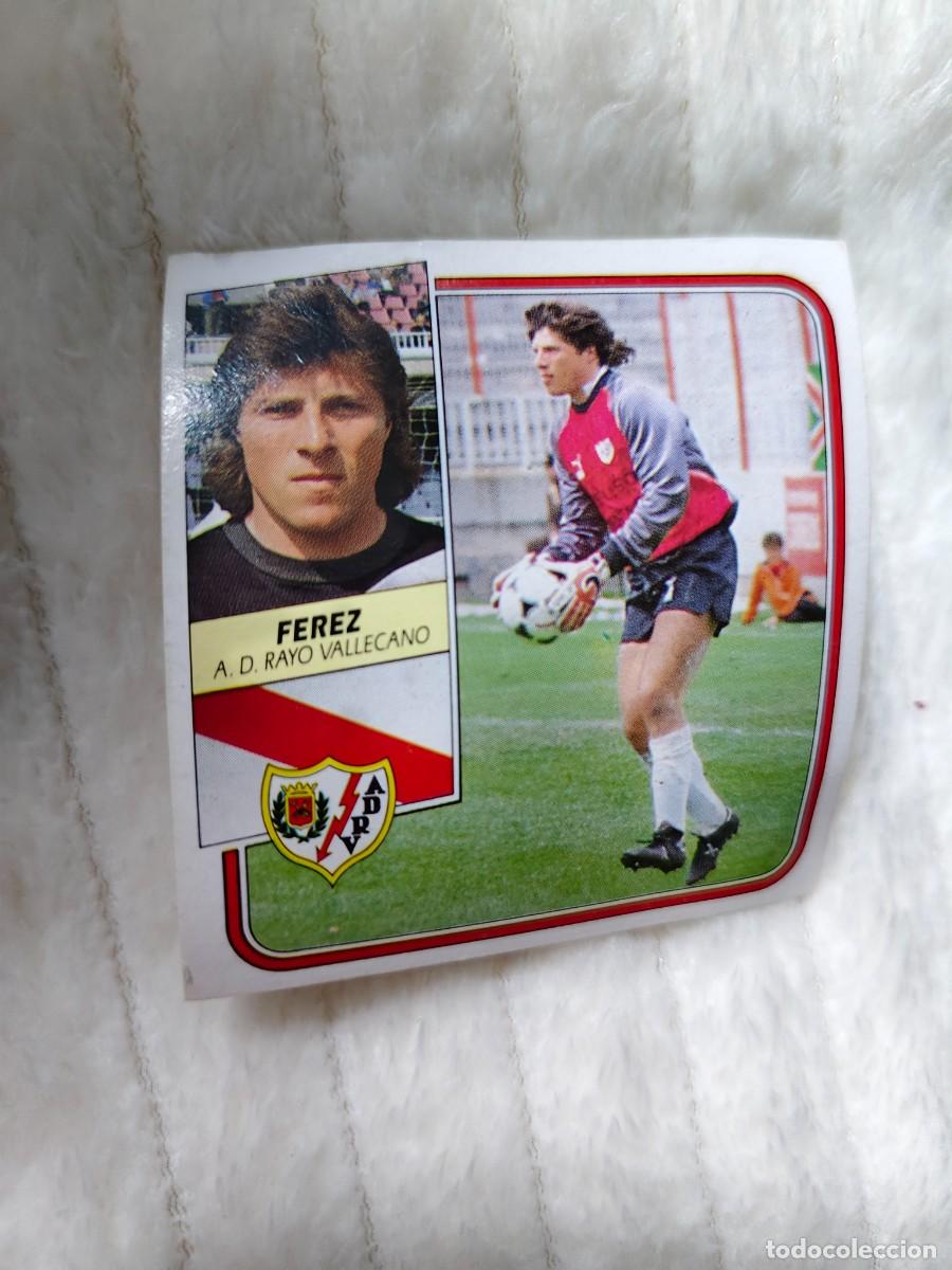 Cromos de f&uacute;tbol: EDICIONES ESTE 89 90 FEREZ A.D. RAYO VALLECANO 1989 1990 DESPEGADO RECUPERADO ALBUM AAQ