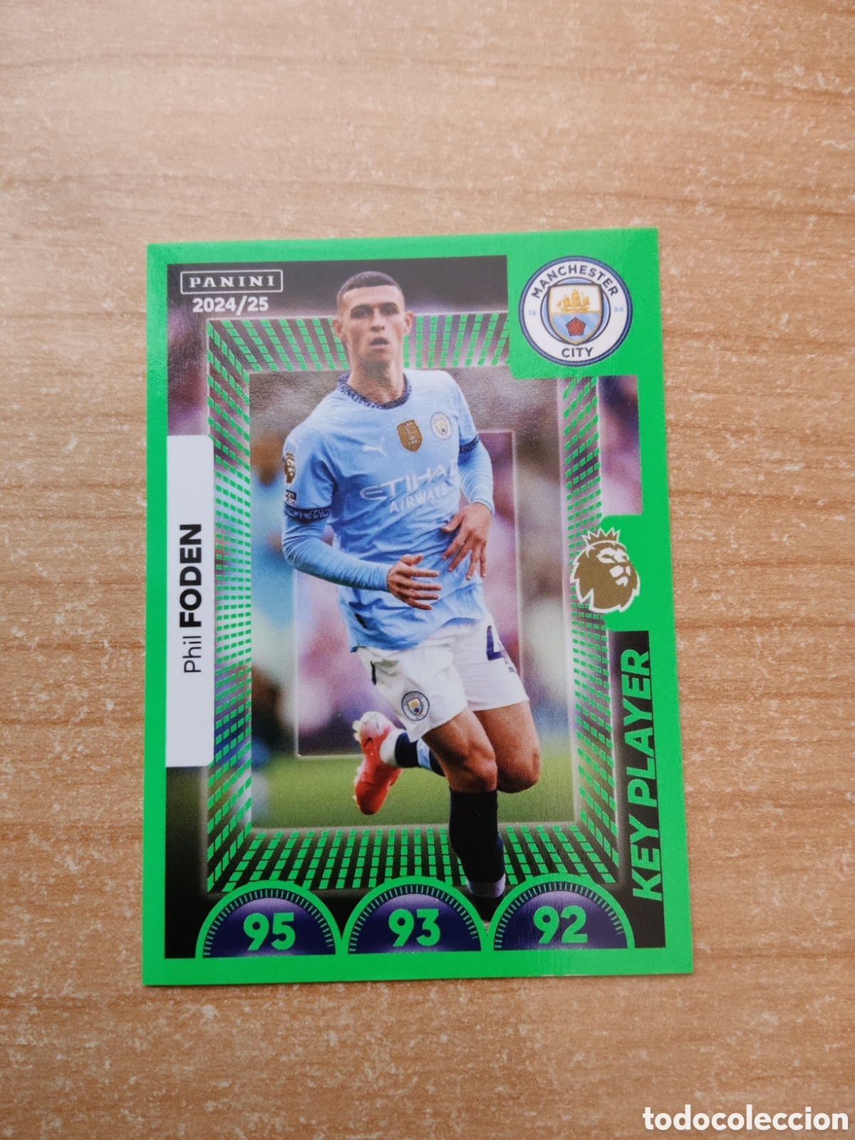 Cromos de f&uacute;tbol: 431 PHIL FODEN KEY PLAYER MANCHESTER CITY PREMIER LEAGUE 2024 2025