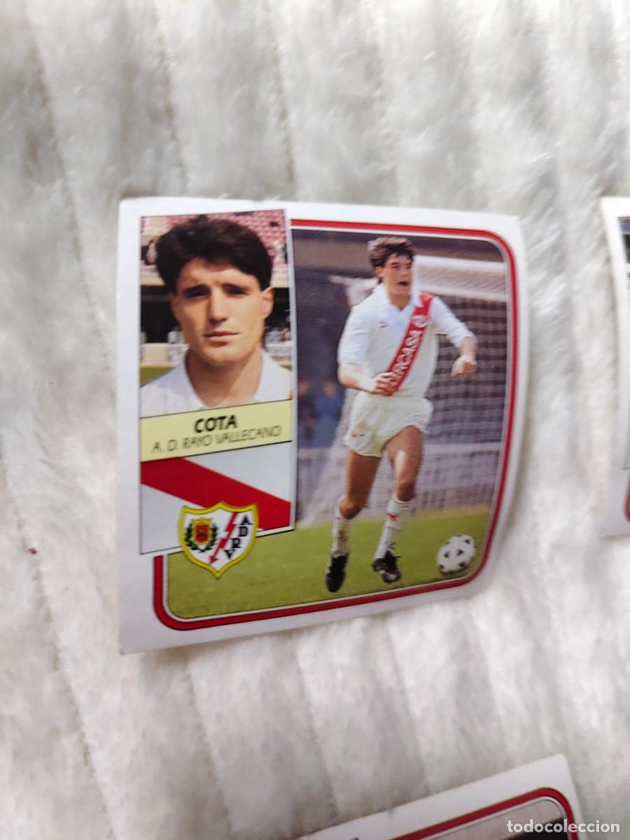 Cromos de f&uacute;tbol: EDICIONES ESTE 89 90 COTA A.D. RAYO VALLECANO 1989 1990 DESPEGADO RECUPERADO ALBUM AAQ