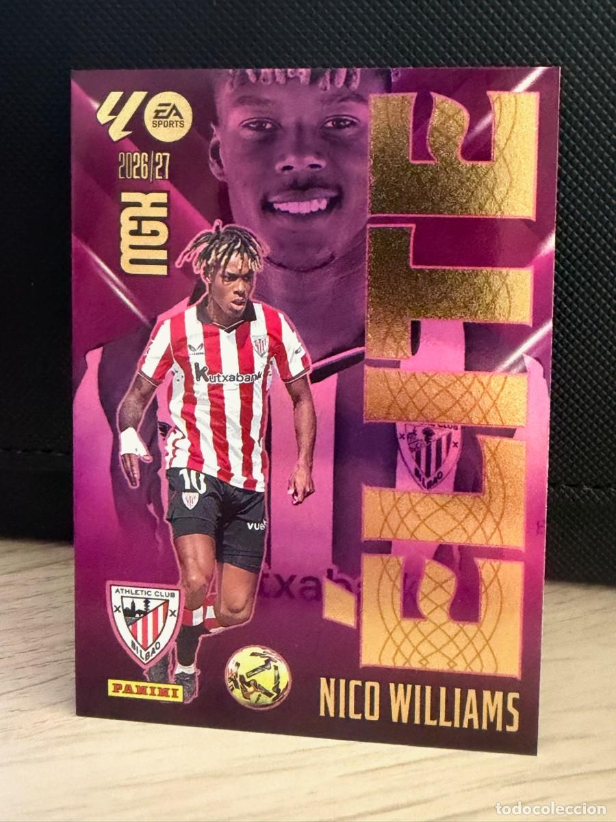 Cromos de f&uacute;tbol: 12 MegaCracks 2026 2027 &Eacute;LITE - Nico Williams
