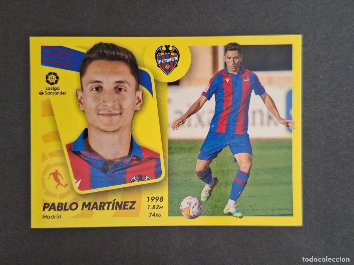 Cromos de f&uacute;tbol: L2 PABLO MARTINEZ LEVANTE U. D. COLOCA LIGA ESTE 2021 2022 21 22 NUNCA PEGADO SIN PEGAR