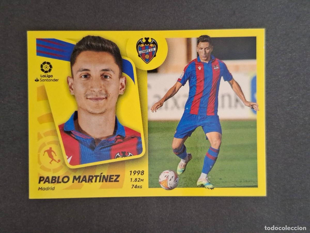 Cromos de f&uacute;tbol: L2 PABLO MARTINEZ LEVANTE U. D. COLOCA LIGA ESTE 2021 2022 21 22 NUNCA PEGADO SIN PEGAR