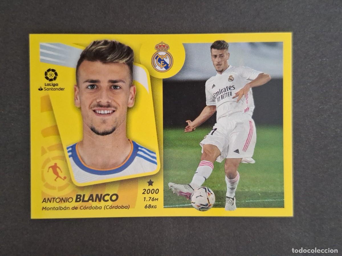 Cromos de f&uacute;tbol: L2 BLANCO REAL MADRID COLOCA LIGA ESTE 2021 2022 21 22 NUNCA PEGADO SIN PEGAR