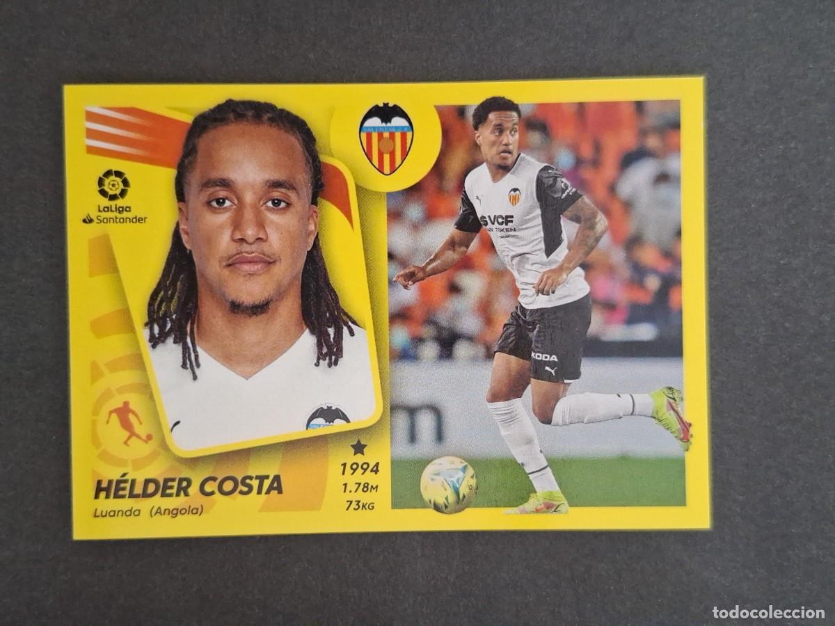 Cartes &agrave; collectionner de Football: L2 HELDER COSTA VALENCIA C. F. COLOCA LIGA ESTE 2021 2022 21 22 NUNCA PEGADO SIN PEGAR